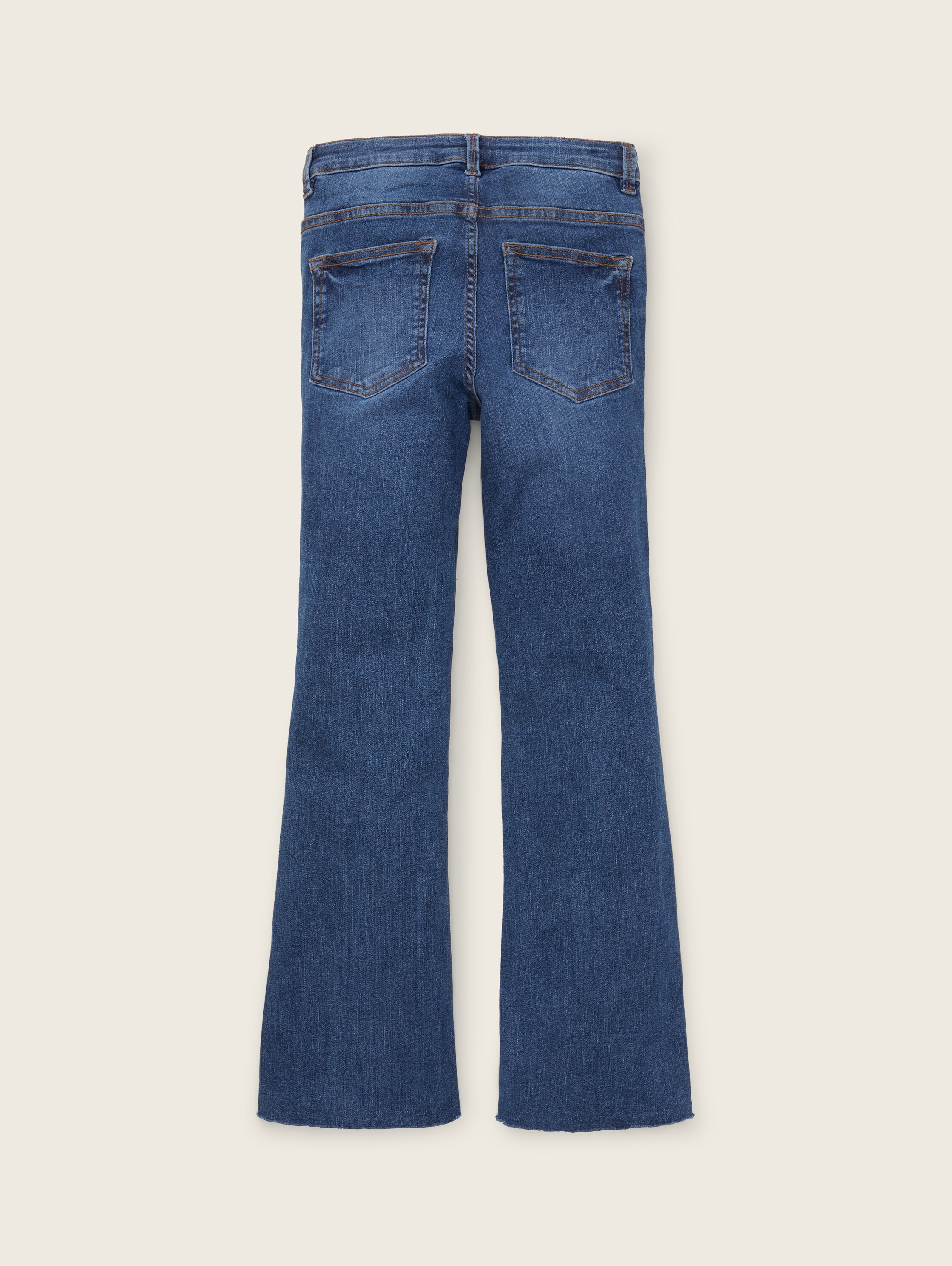 Ausgestellte Jeans - Clean Dark Stone Blue Denim