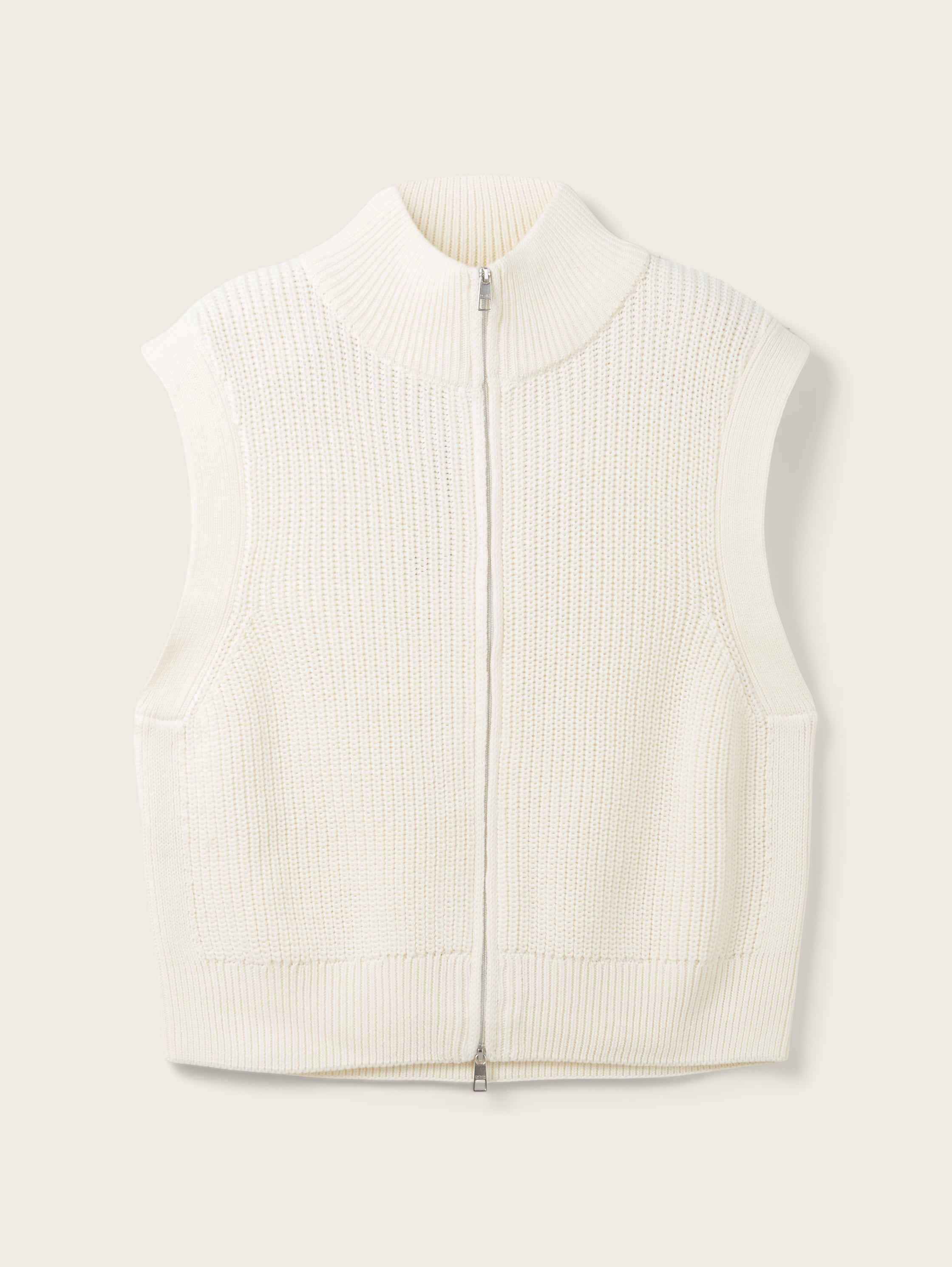 Weste aus Strick - Gardenia White