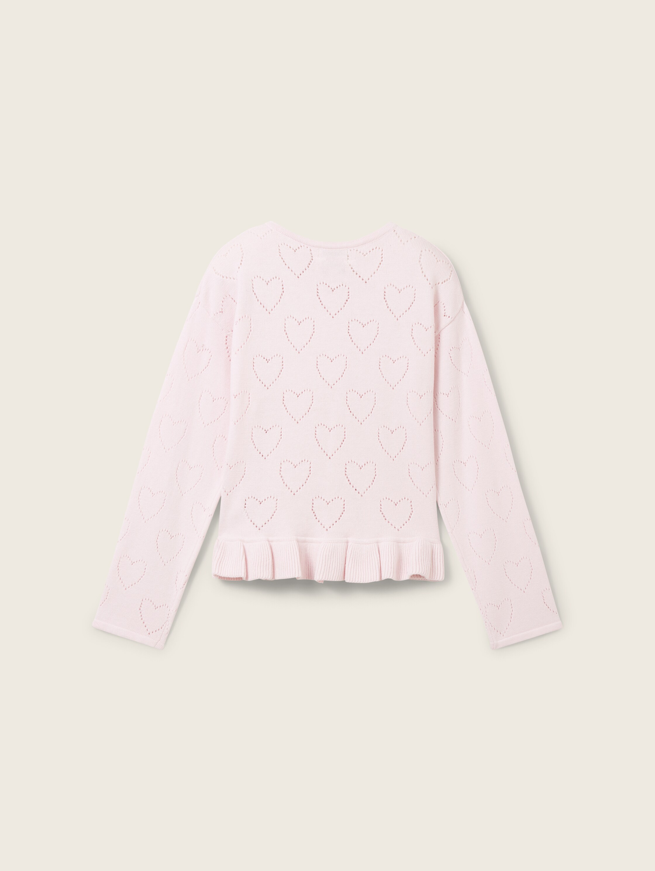 Vest met volants - faded primrose