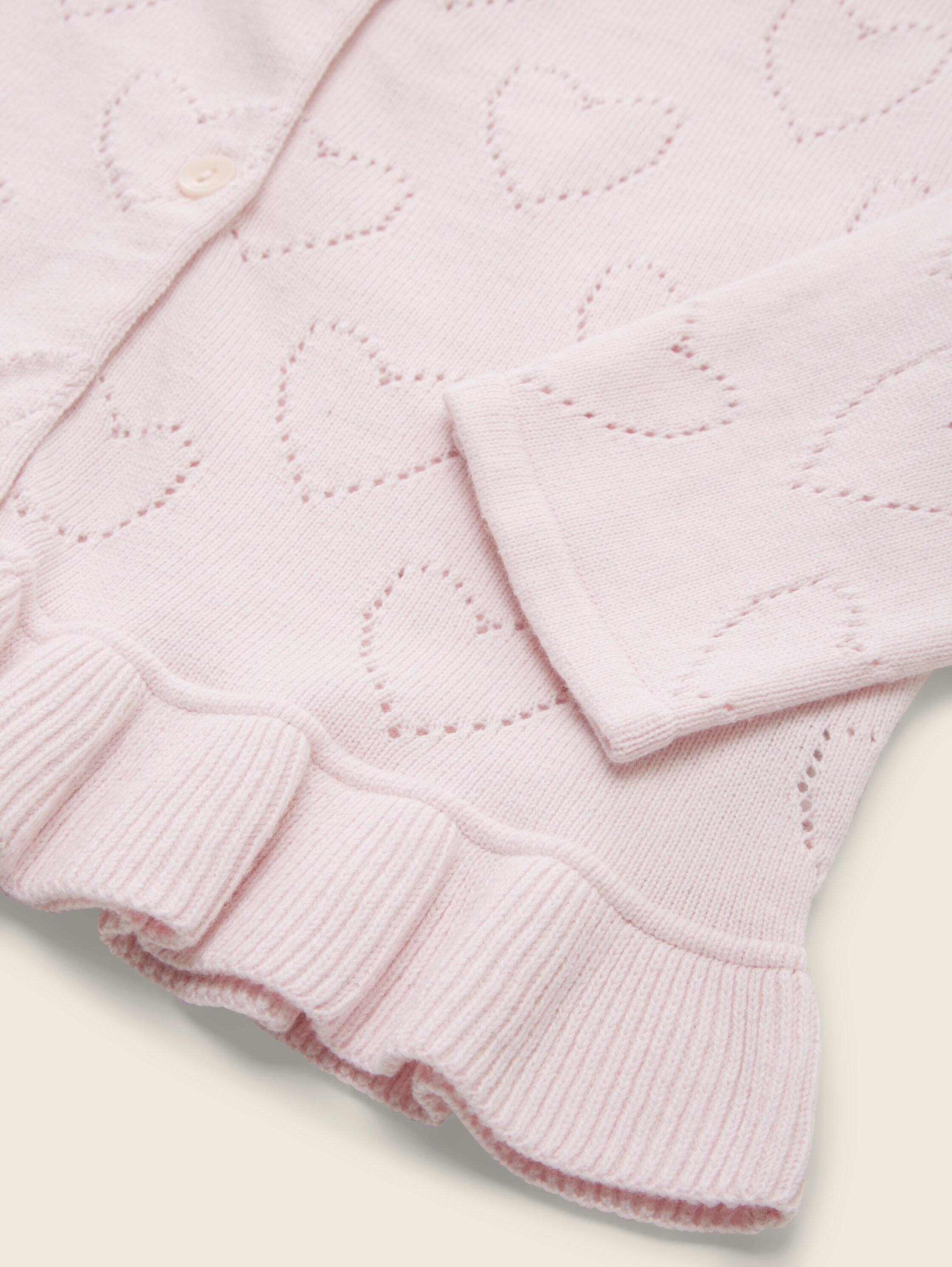 Vest met volants - faded primrose - Detailaanzicht model