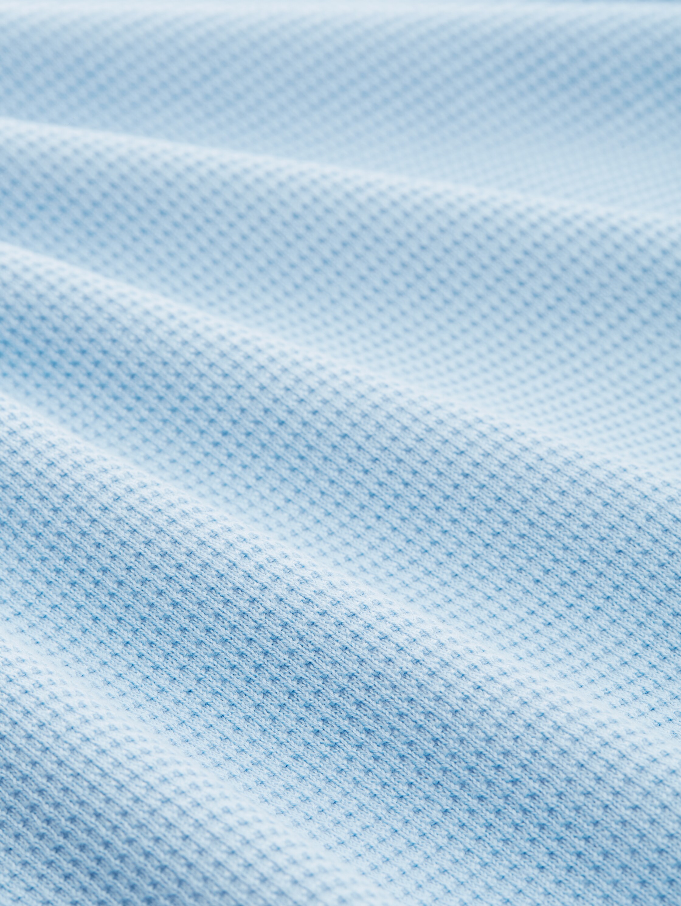 Pullover mit Struktur - washed out middle blue - Material-Ansicht