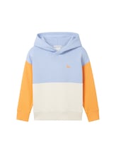 Selected, Hoodie with colour blocking by Tom Tailor, blue