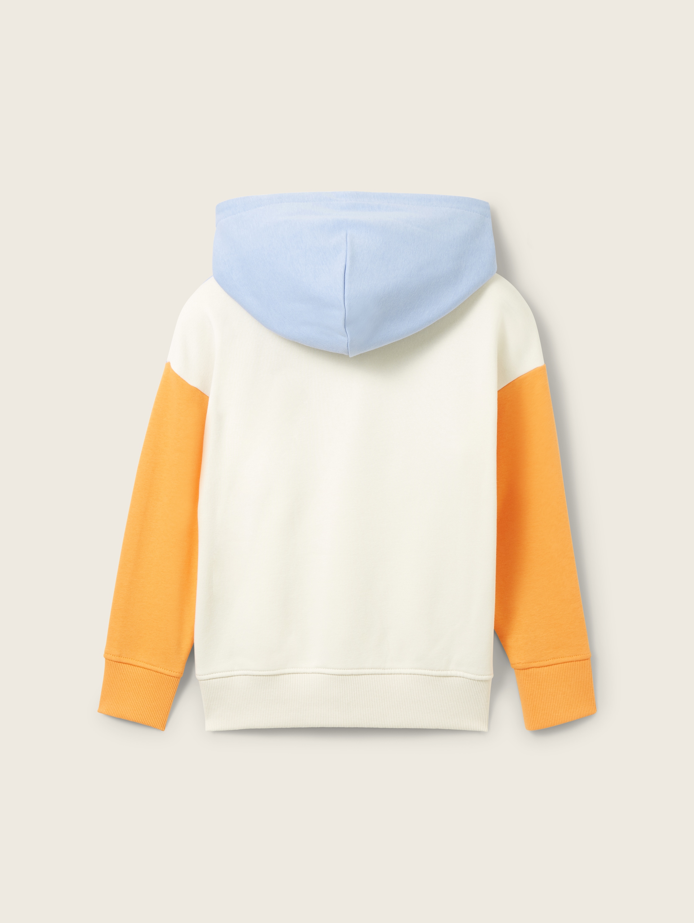 Hoodie with colour blocking - Parisienne Blue