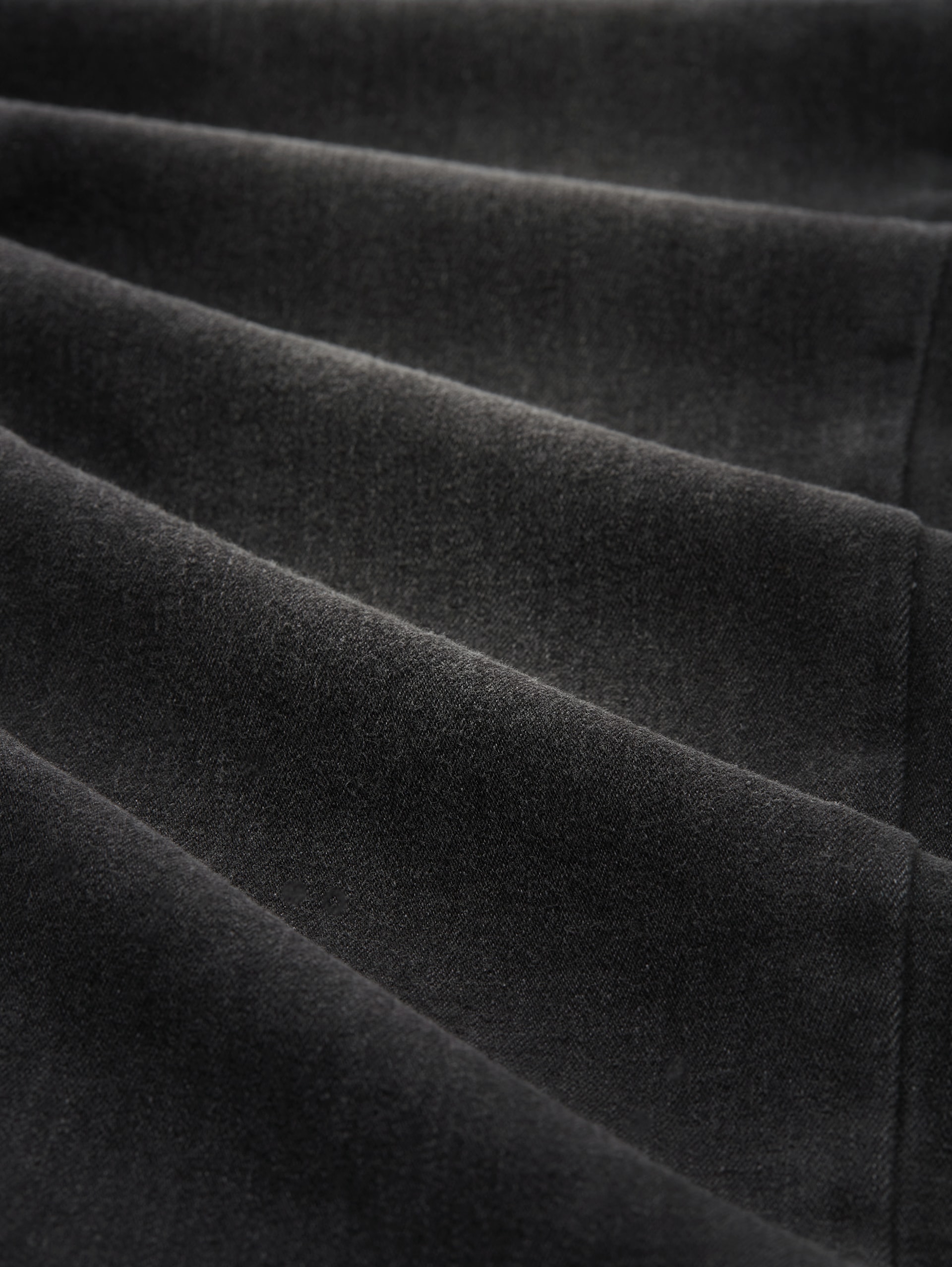 TTTAPERED jeans - black stone wash denim - Material view