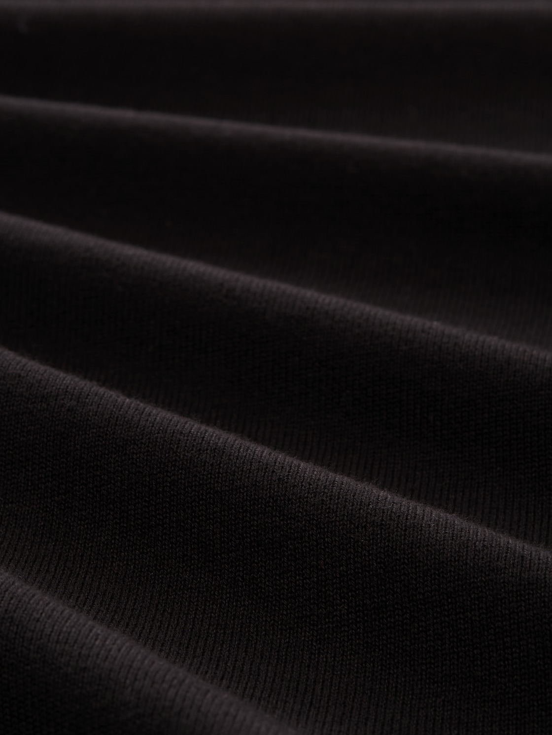 Strickpullover aus Baumwolle - Black - Material-Ansicht