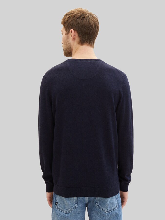 TOM TAILOR Denim Pullover Uomo - Maglia Lunga Sportiva Casual, Taglie XS-XXL