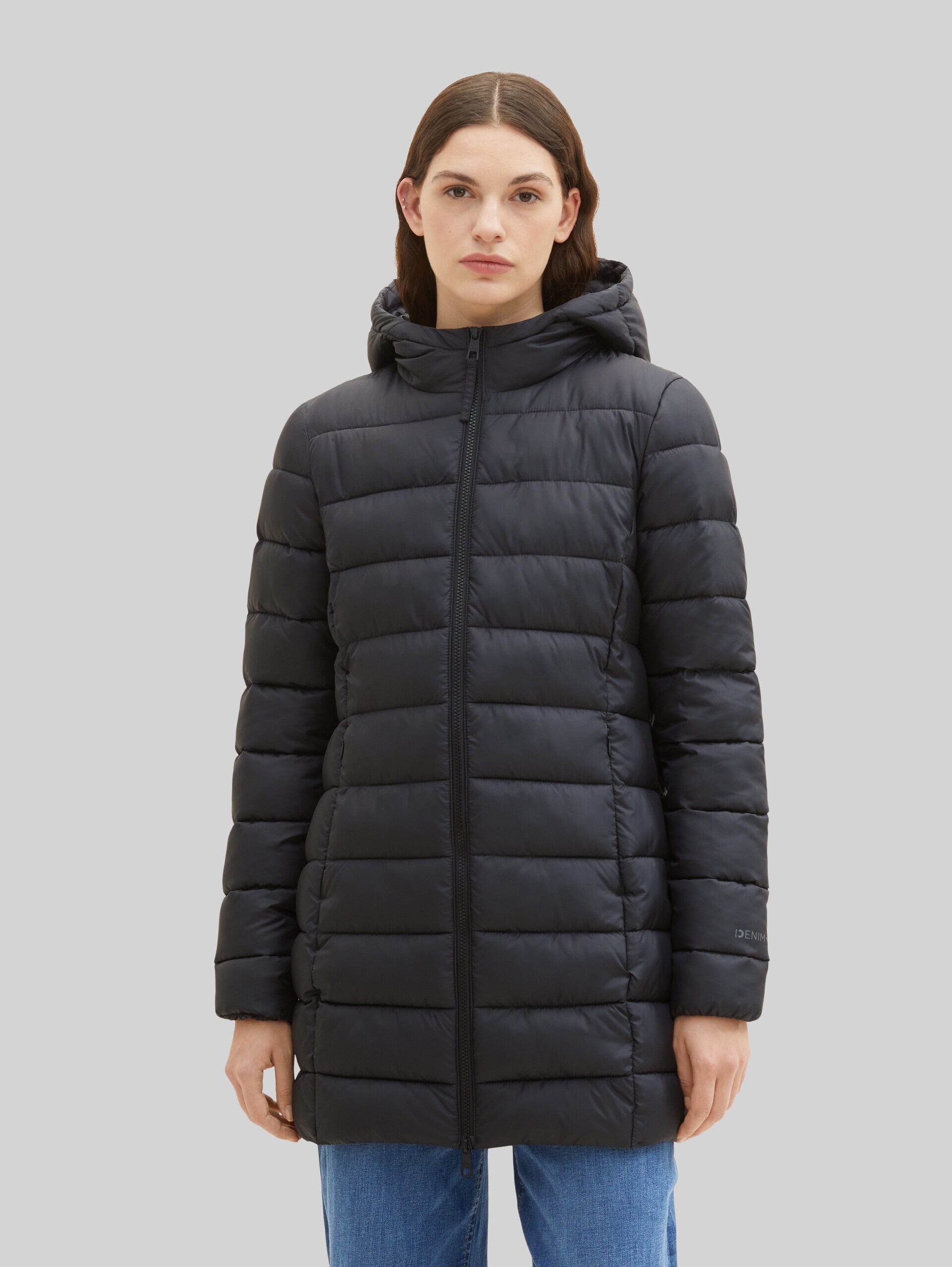 Manteau léger - deep black - Vue de face du modèle