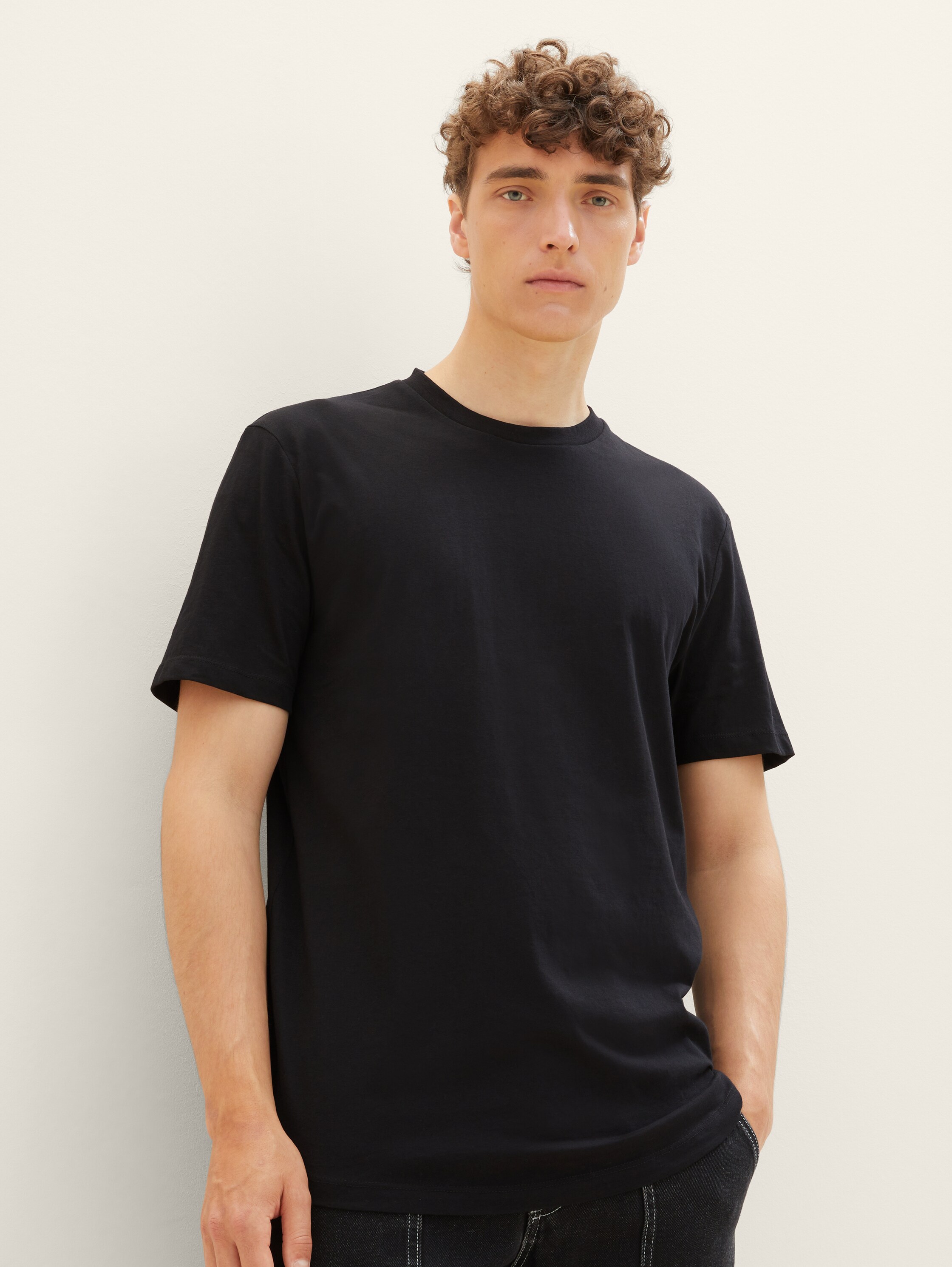 Basic T-Shirts im Doppelpack - 3