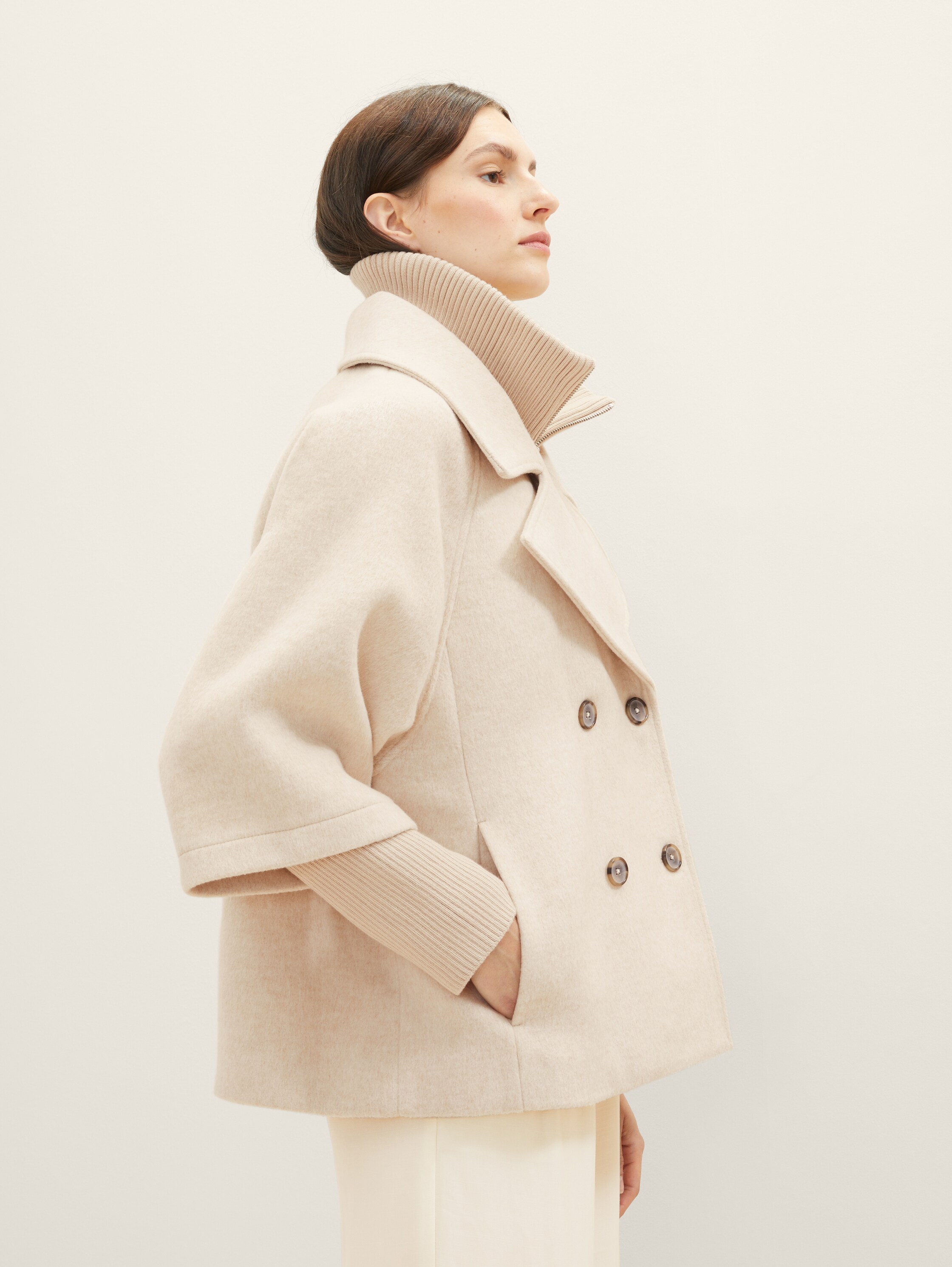 Cape Jacke im Regular Fit - 1