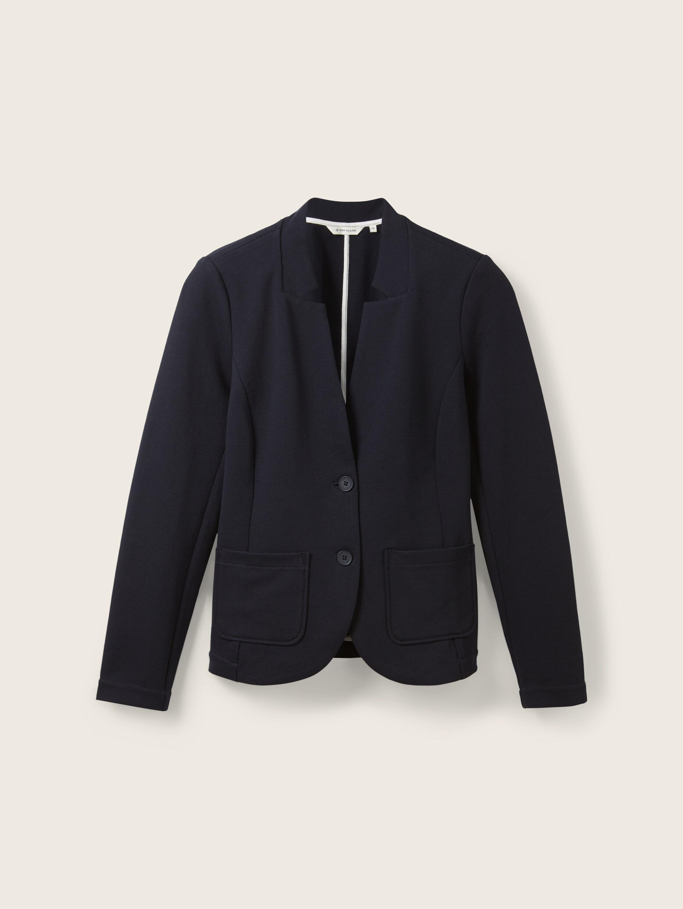 Slim Fit Blazer mit Ottoman-Struktur - 4