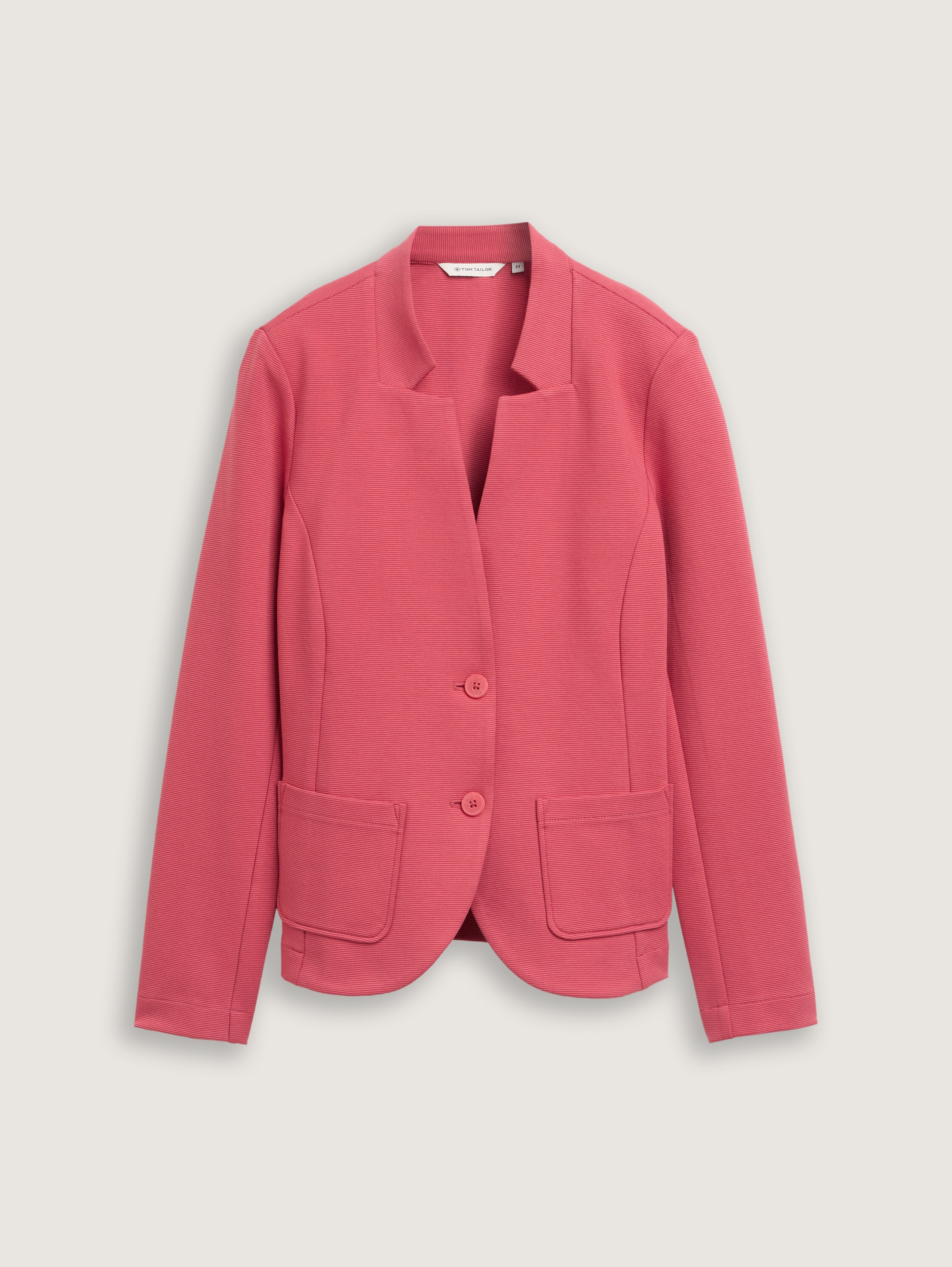 Slim Fit Blazer mit Ottoman-Struktur - 3