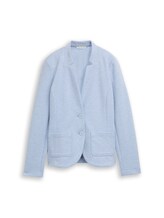 Not Selected, Slim fit blazer with ottoman texture by , blue