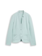 Nicht ausgewählt, Slim Fit Blazer mit Ottoman Struktur von Tom Tailor, blau