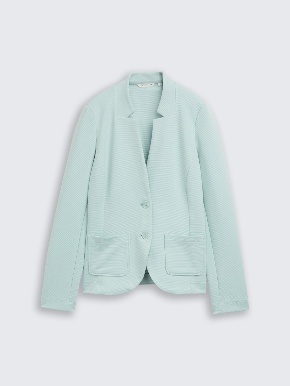 Slim Fit Blazer mit Ottoman Struktur - blue haze