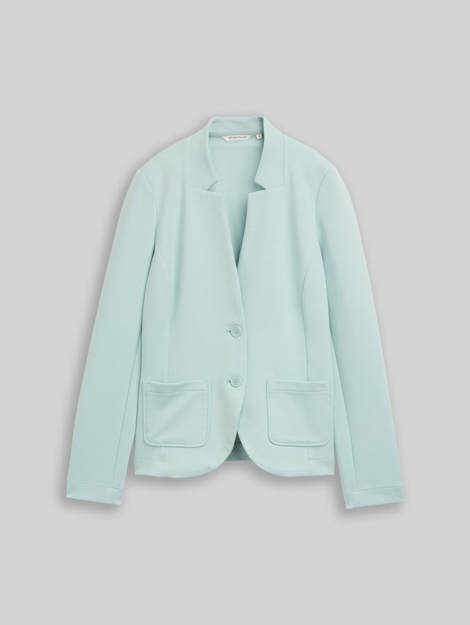 Slim Fit Blazer mit Ottoman Struktur von Women, blue haze