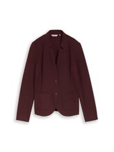 Ausgewählt, Slim Fit Blazer mit Ottoman Struktur von Tom Tailor, rot