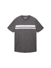 Sélectionné, T-shirt avec imprimé par Tom Tailor, noires