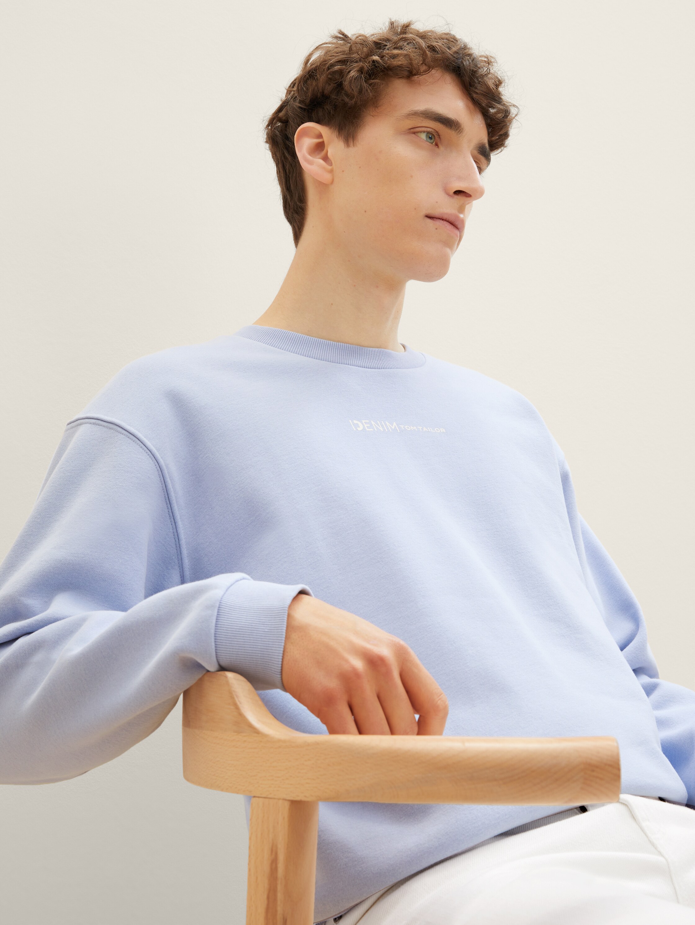 Print Sweatshirt mit Bio-Baumwolle - 6
