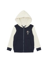 Ausgewählt, Hoody Sweatjacke mit Colorblock von Tom Tailor, blau