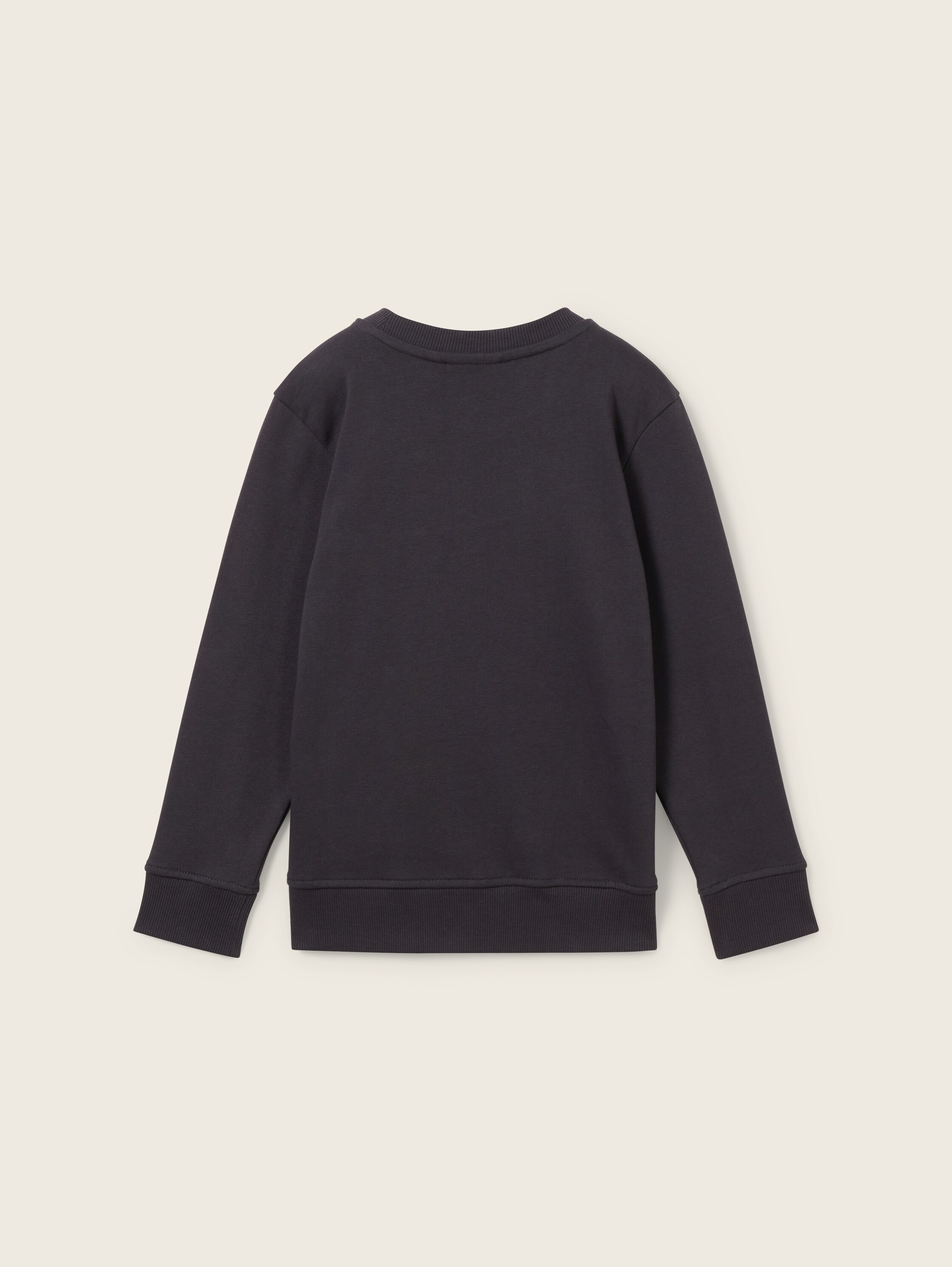 Sweater met kangoeroezak - coal grey