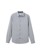 Ausgewählt, Hemd mit Allover-Print von Tom Tailor, weiß