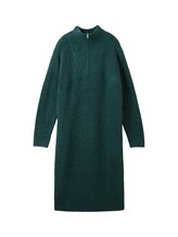 Sélectionné, Robe en maille à col troyer par Tom Tailor, verdoyant