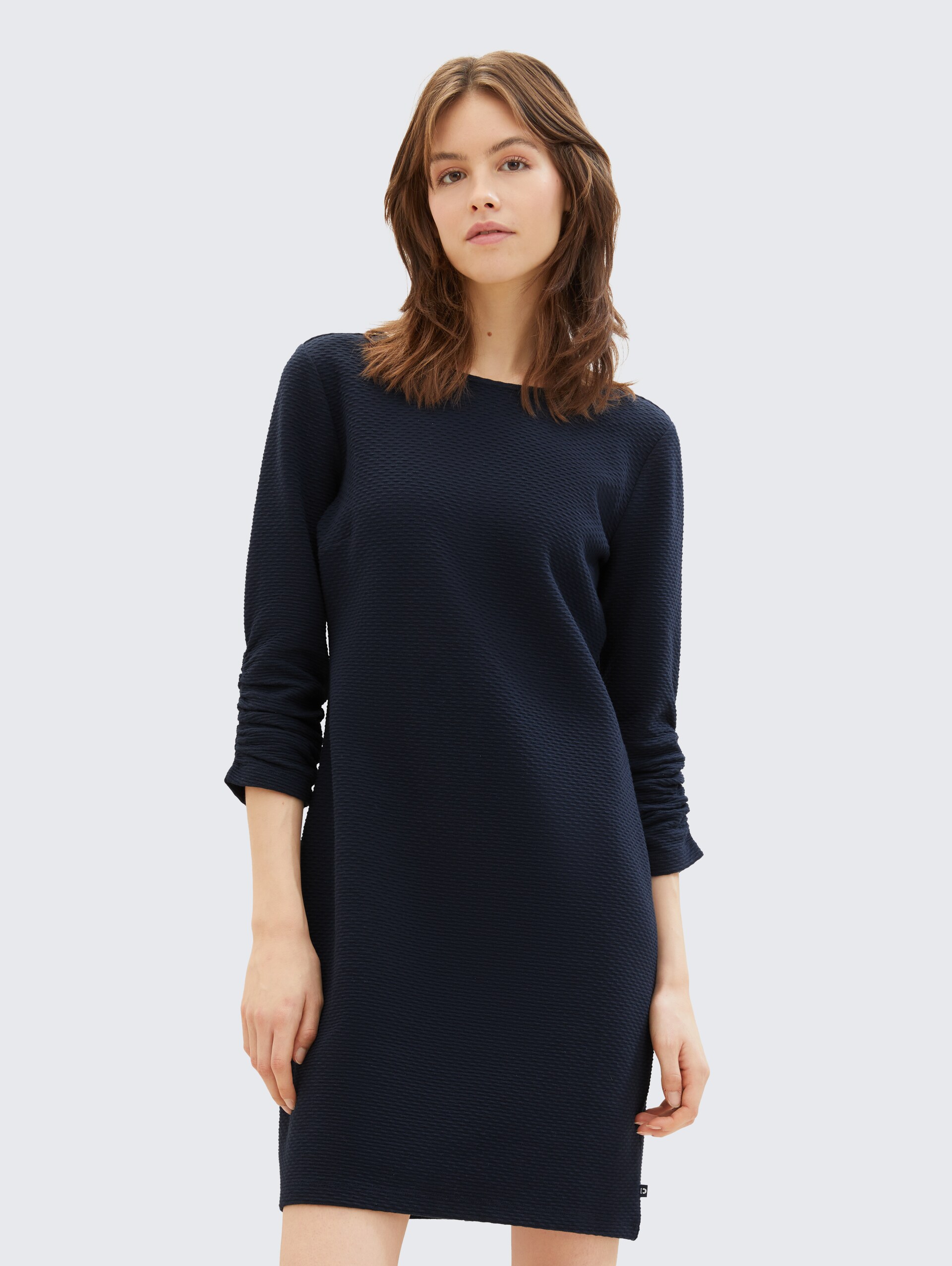 Mini-Kleid mit 3/4 Arm - sky captain blue