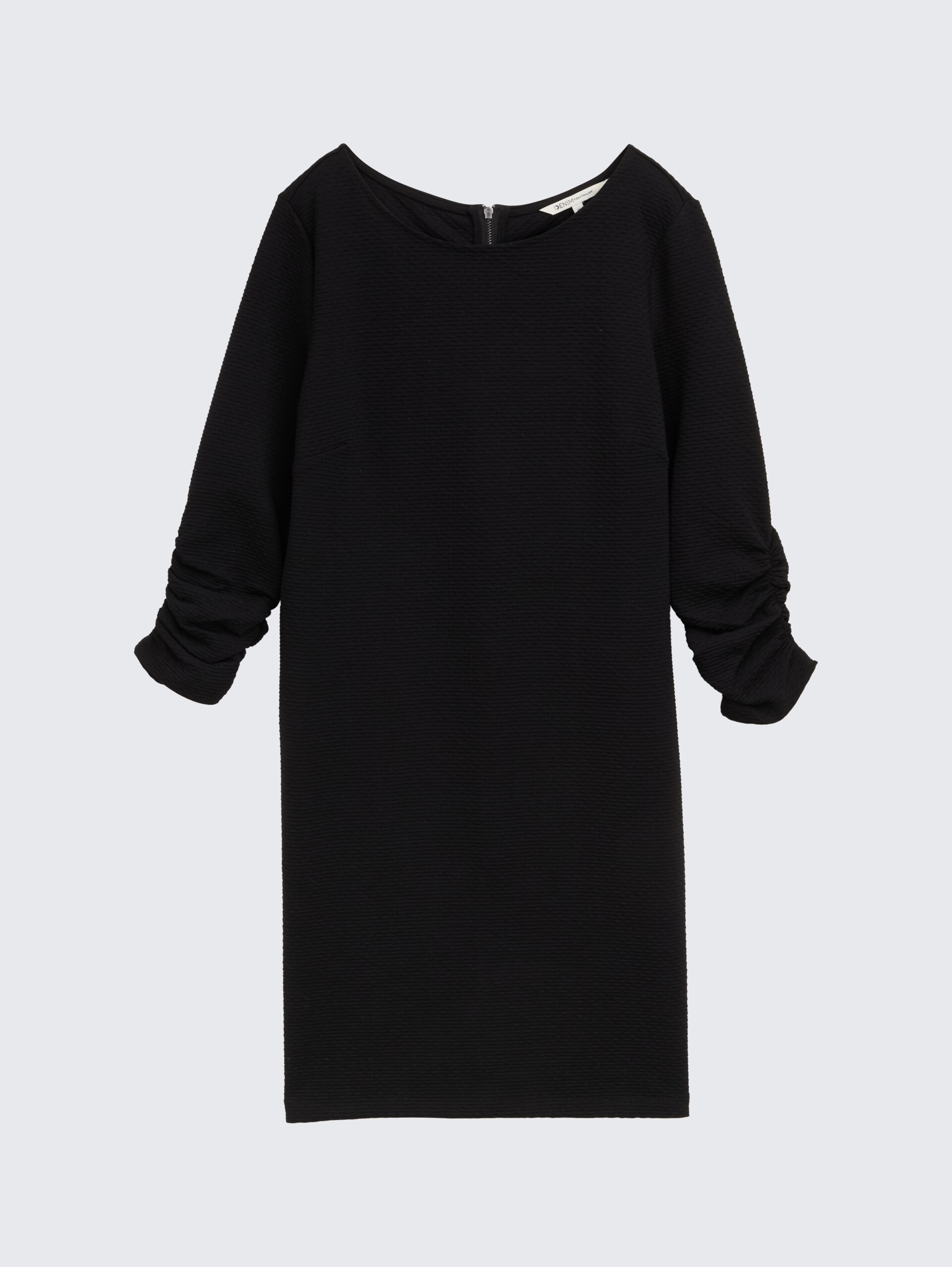 Mini-Kleid mit 3/4 Arm - Black - Vorder-Produkt-Ansicht