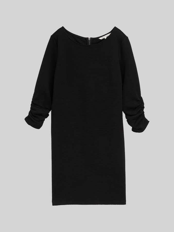 Mini-Kleid mit 3/4 Arm von Denim Female, Black