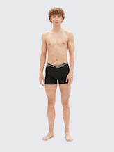 Boxershorts in 3-pack - Heather Grey Melange - Model vooraanzicht