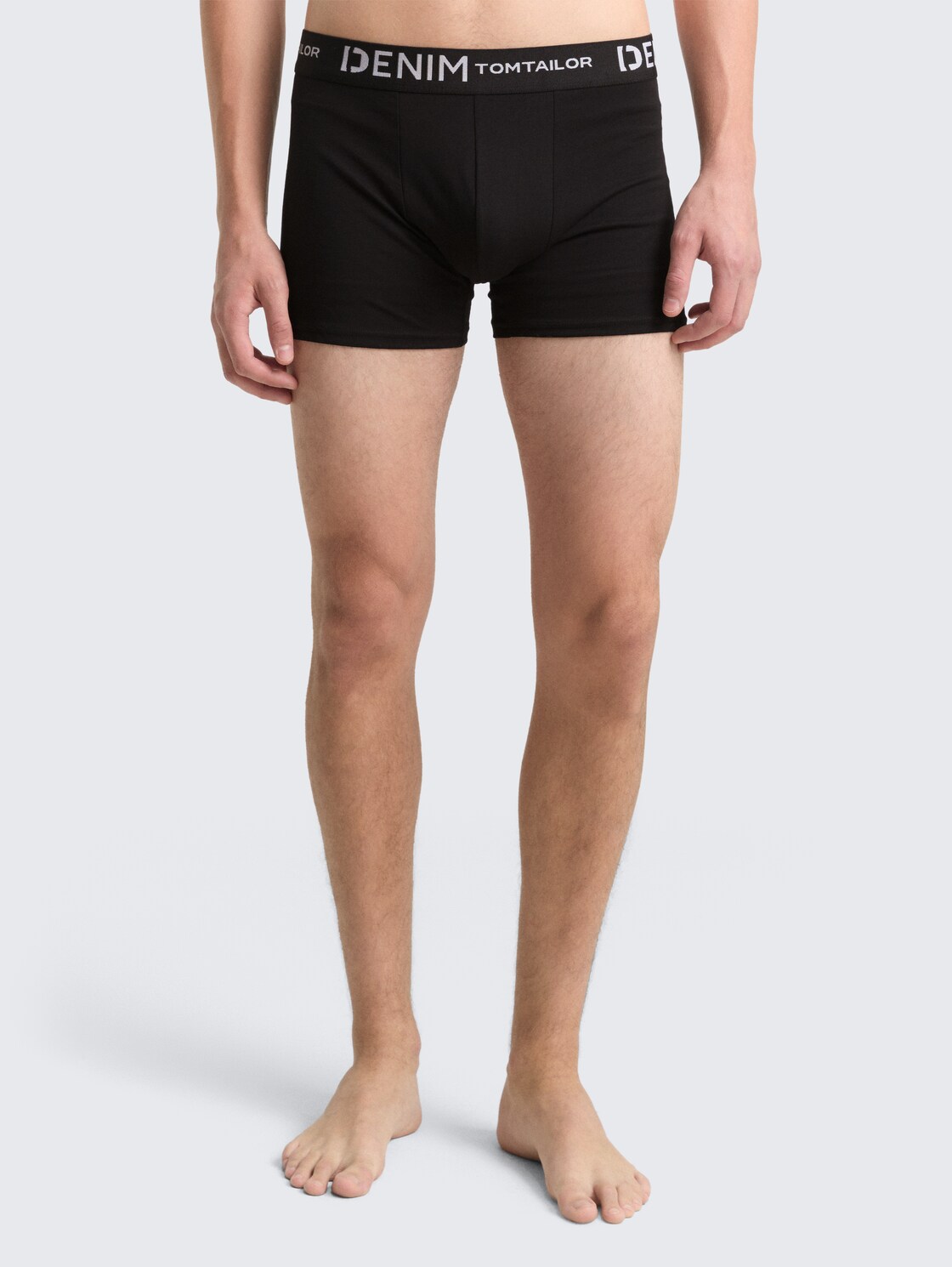 Boxershorts im 3er-Pack - Black - Ausschnitt Model-Vorderansicht