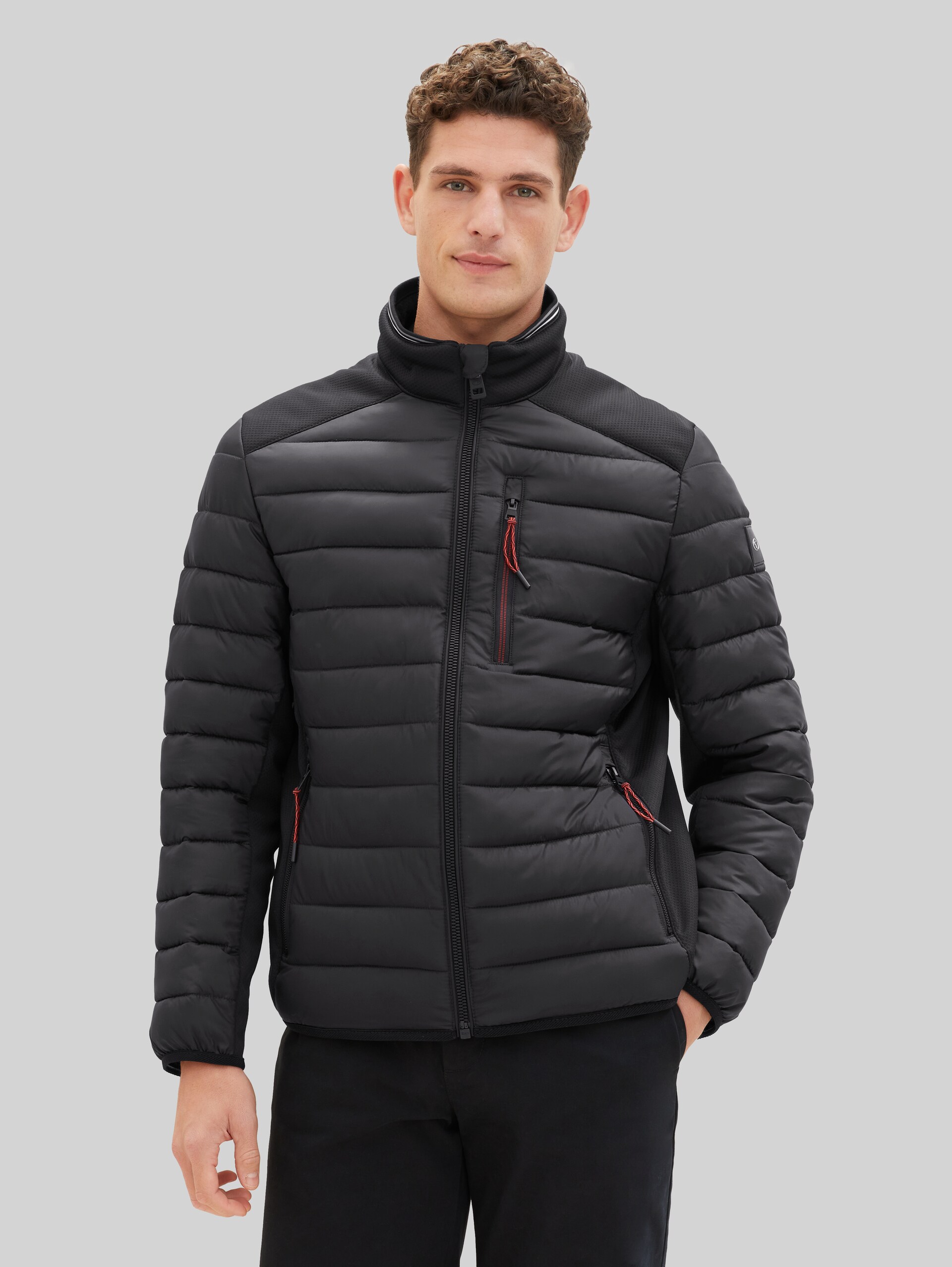 Veste hybride - Black - Vue de face du modèle