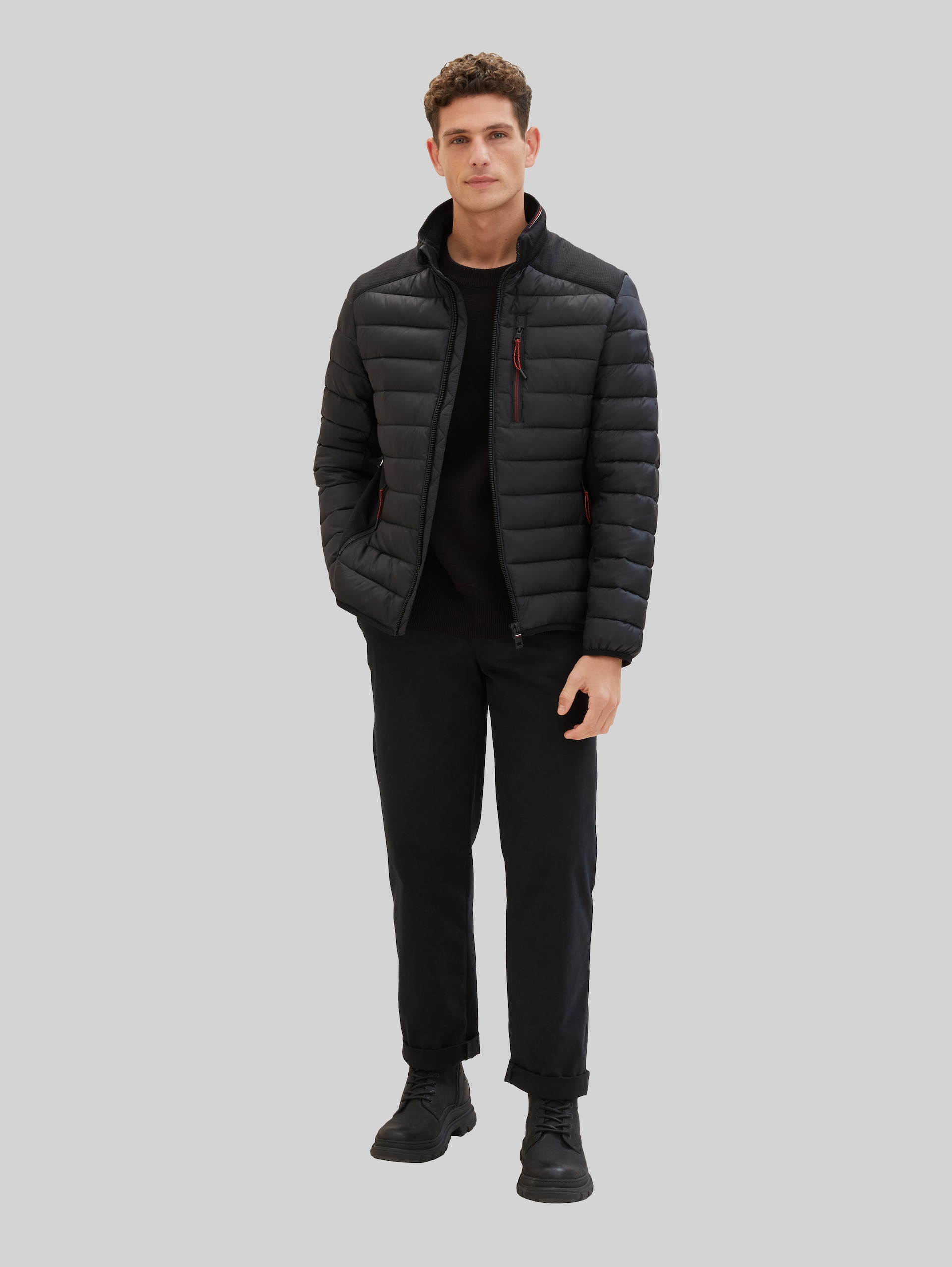 Veste hybride - Black - vue latérale du modèle