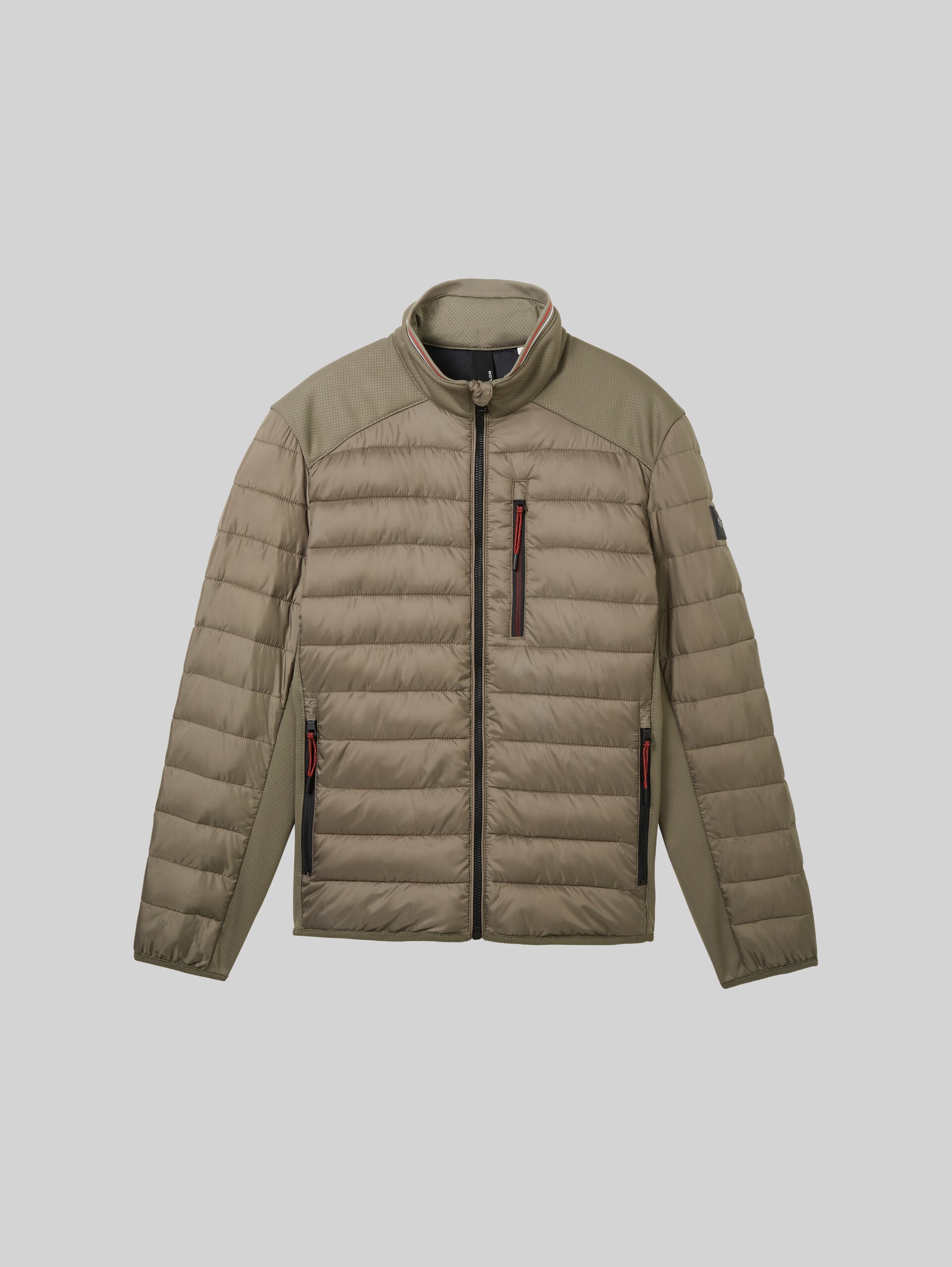 Veste hybride - smokey olive green - Vue de face du produit