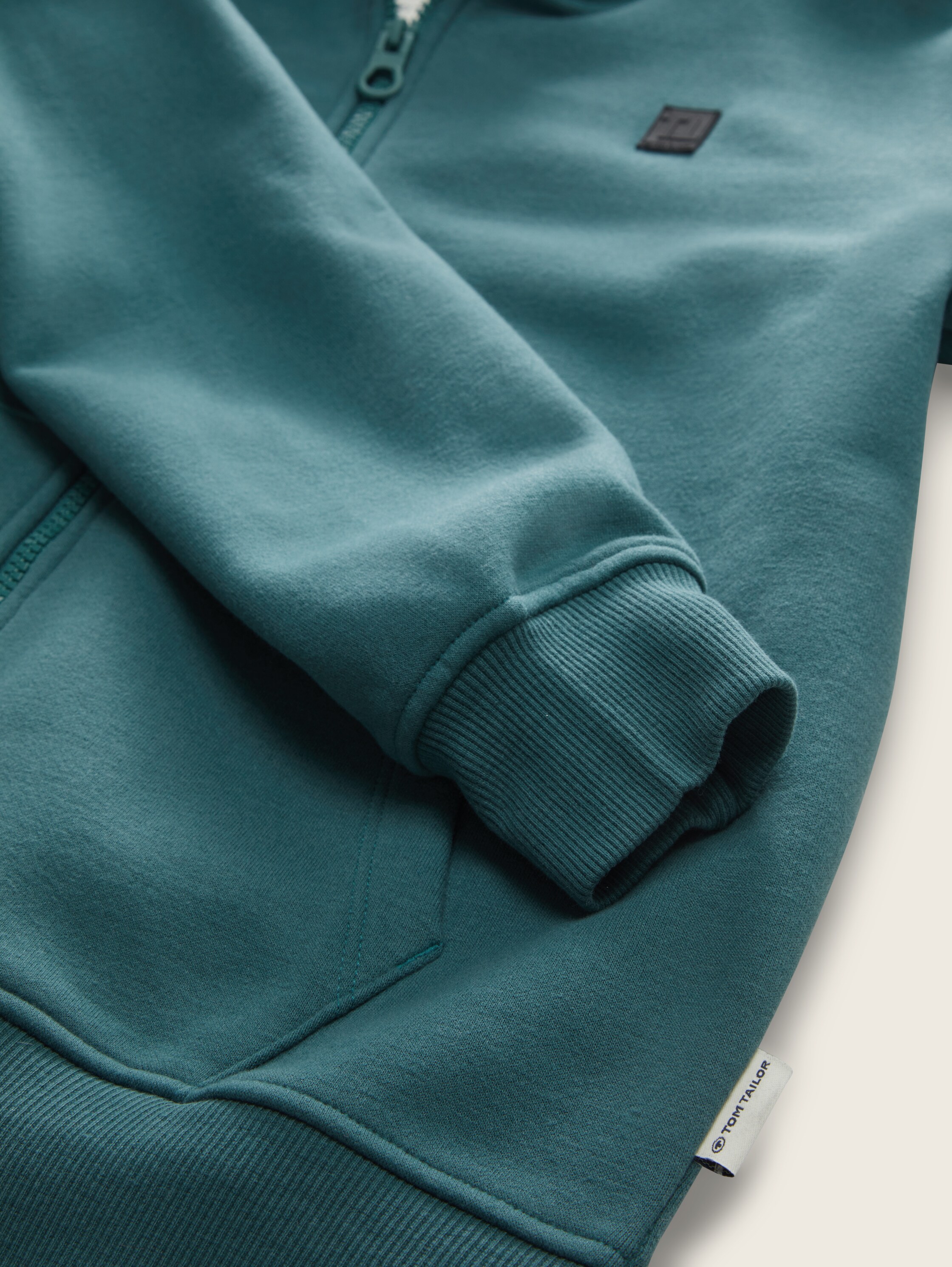 Sweatjacke mit recyceltem Polyester - 3