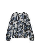 Geselecteerd, Longsleeve met motief door Tom Tailor, blauw