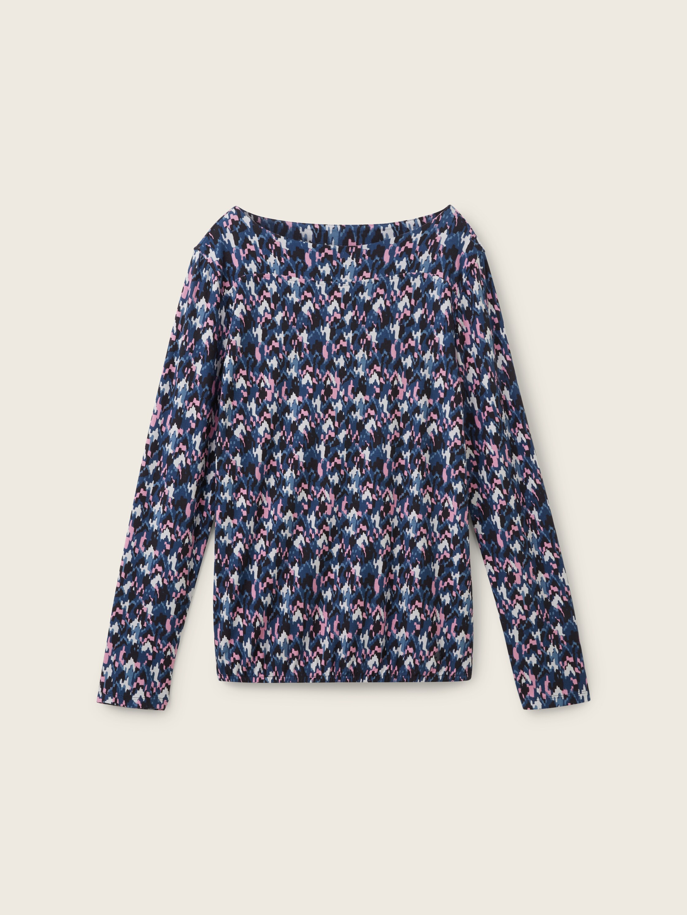 Langarmshirt mit Allover-Print - 5