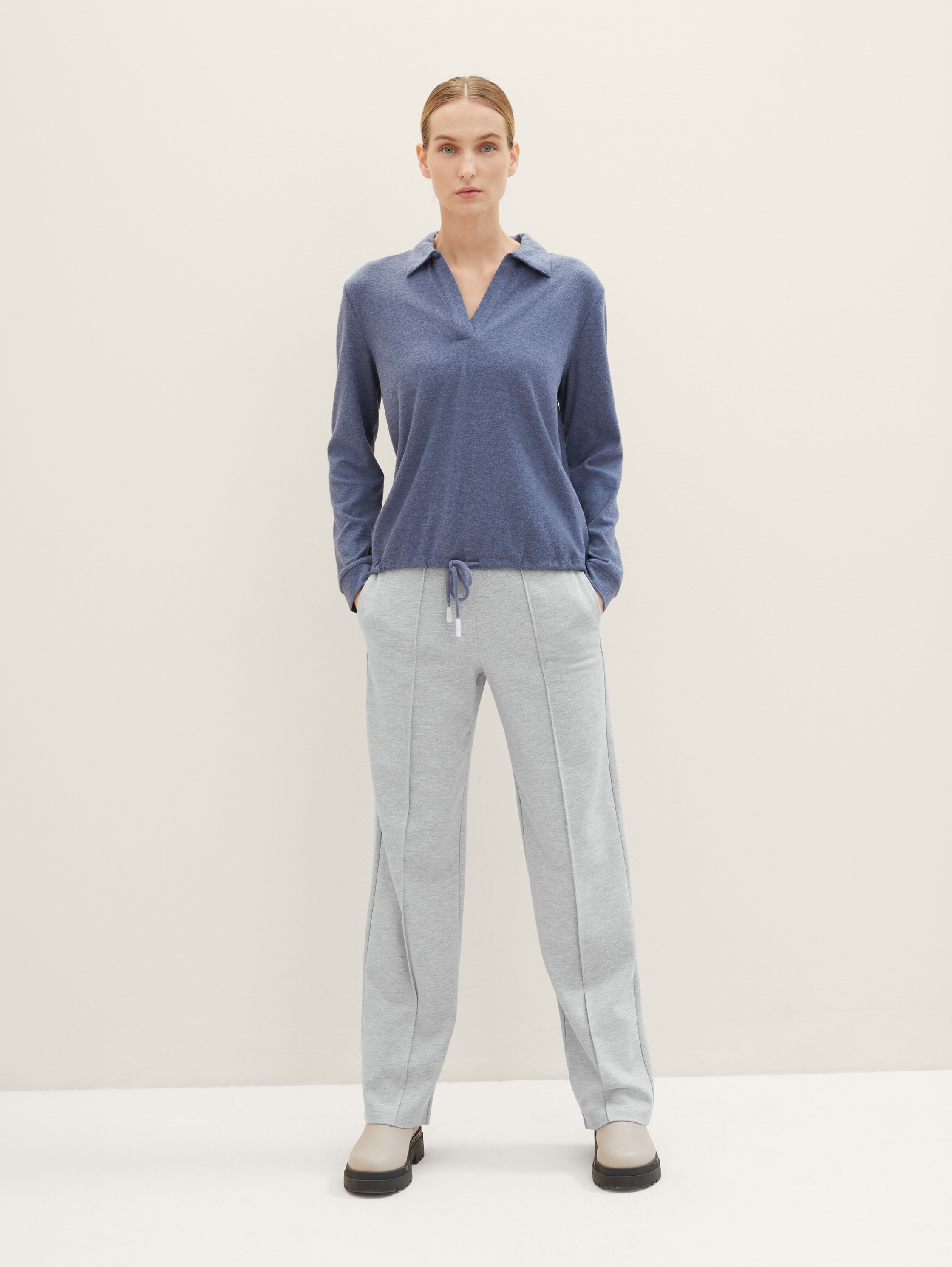 Sweatshirt in Melange Optik - 2