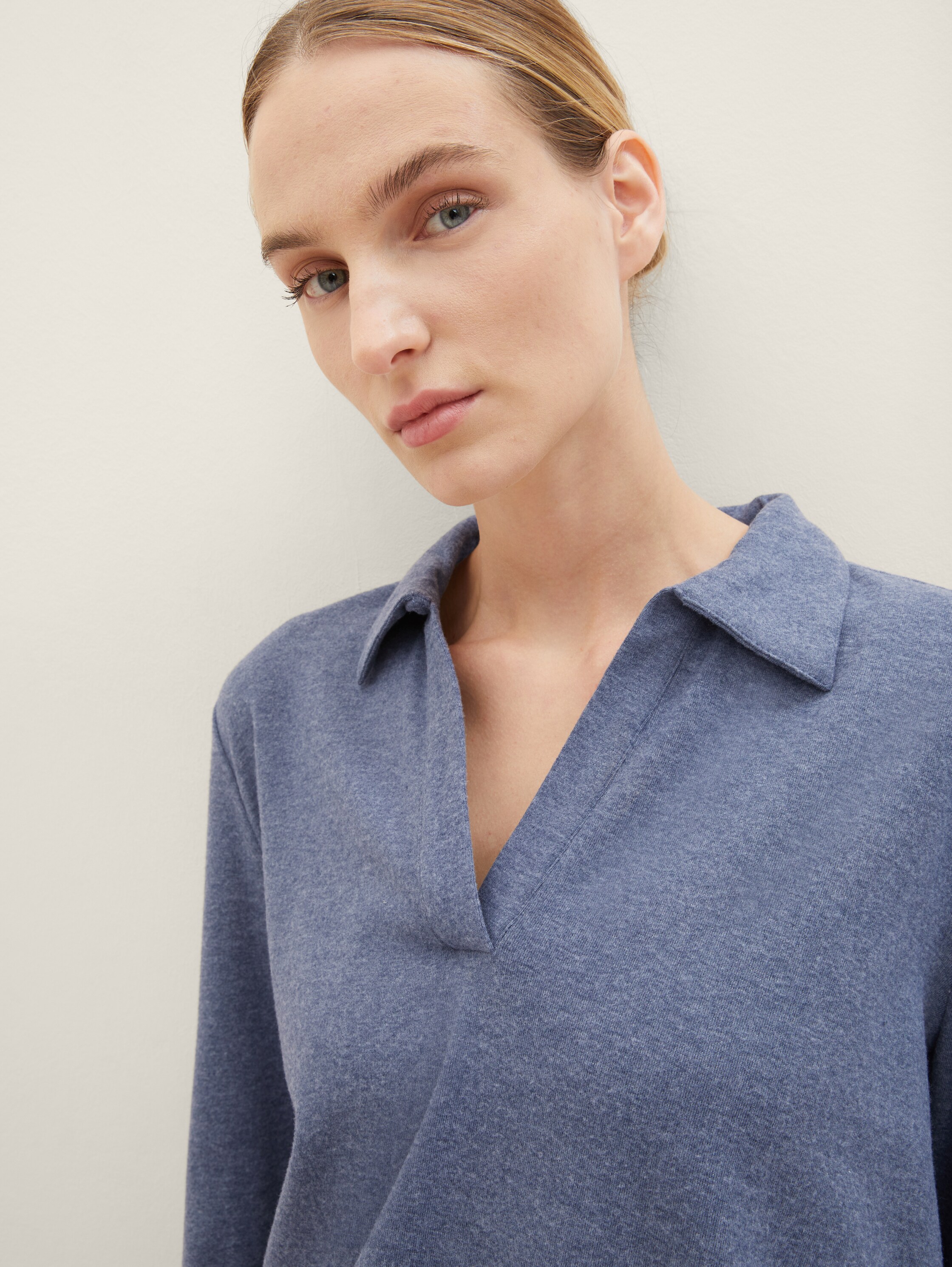 Sweatshirt in Melange Optik - 6
