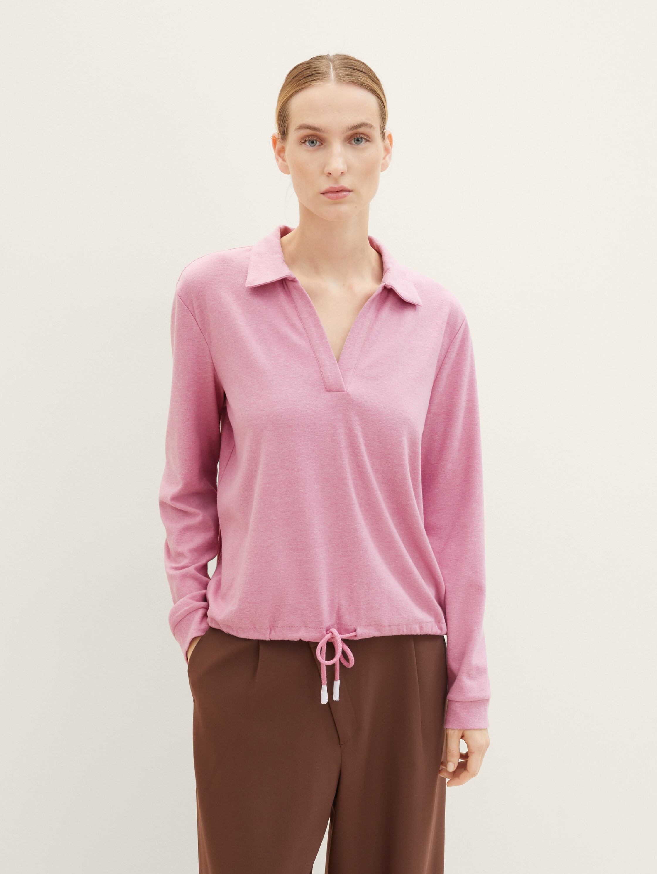 Sweatshirt in Melange Optik - 3