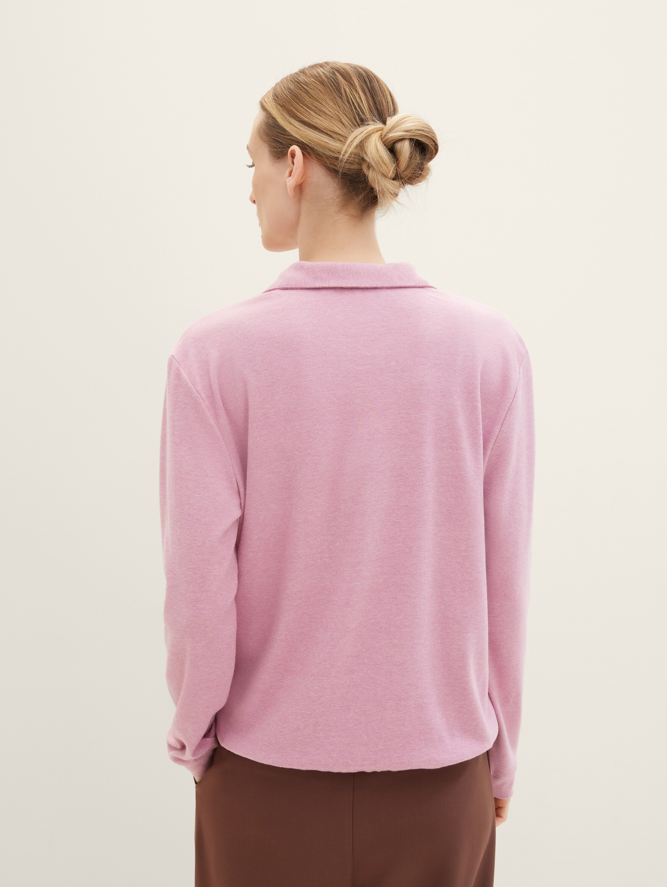 Sweatshirt in Melange Optik - 4