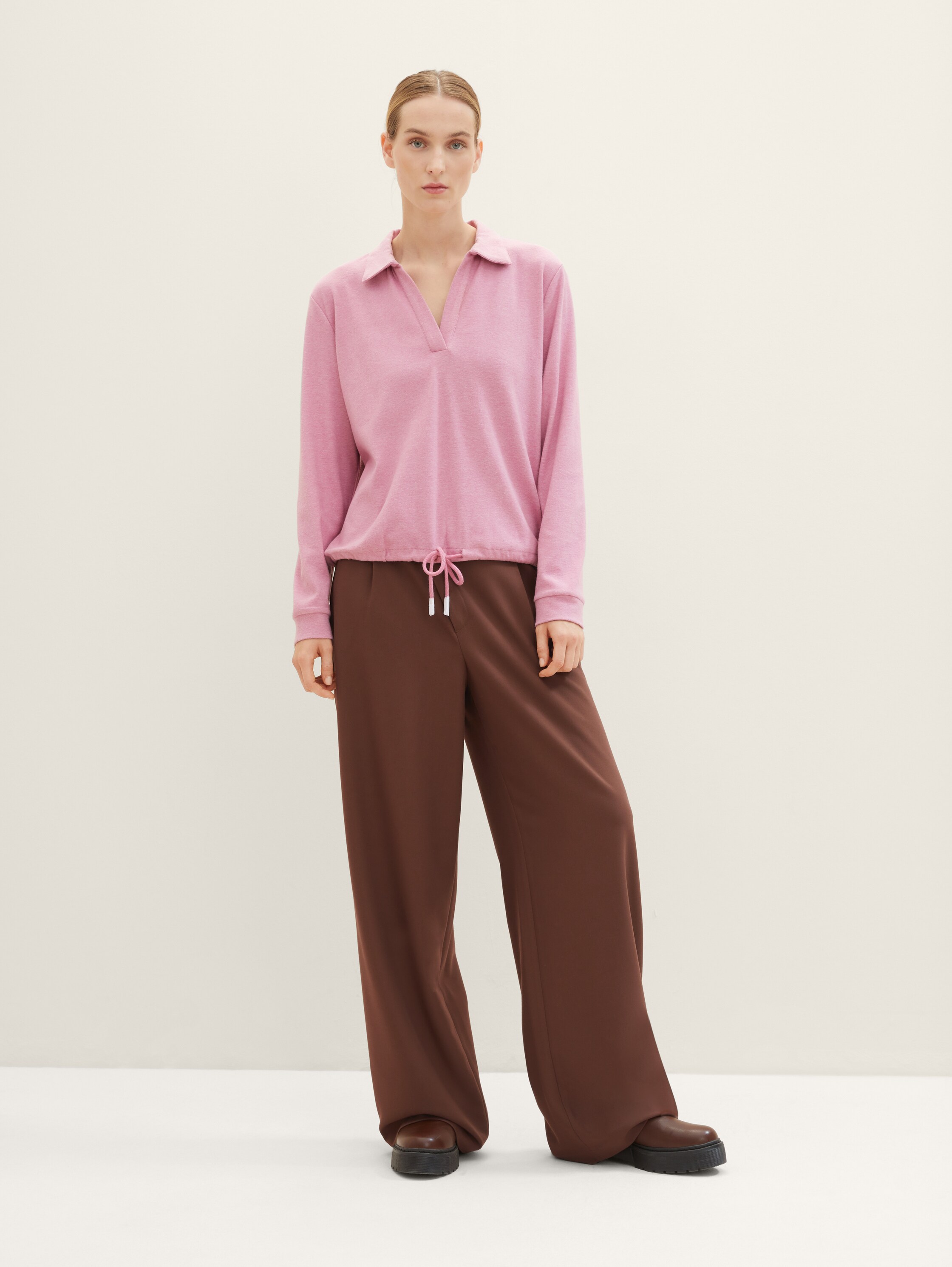 Sweatshirt in Melange Optik - 2