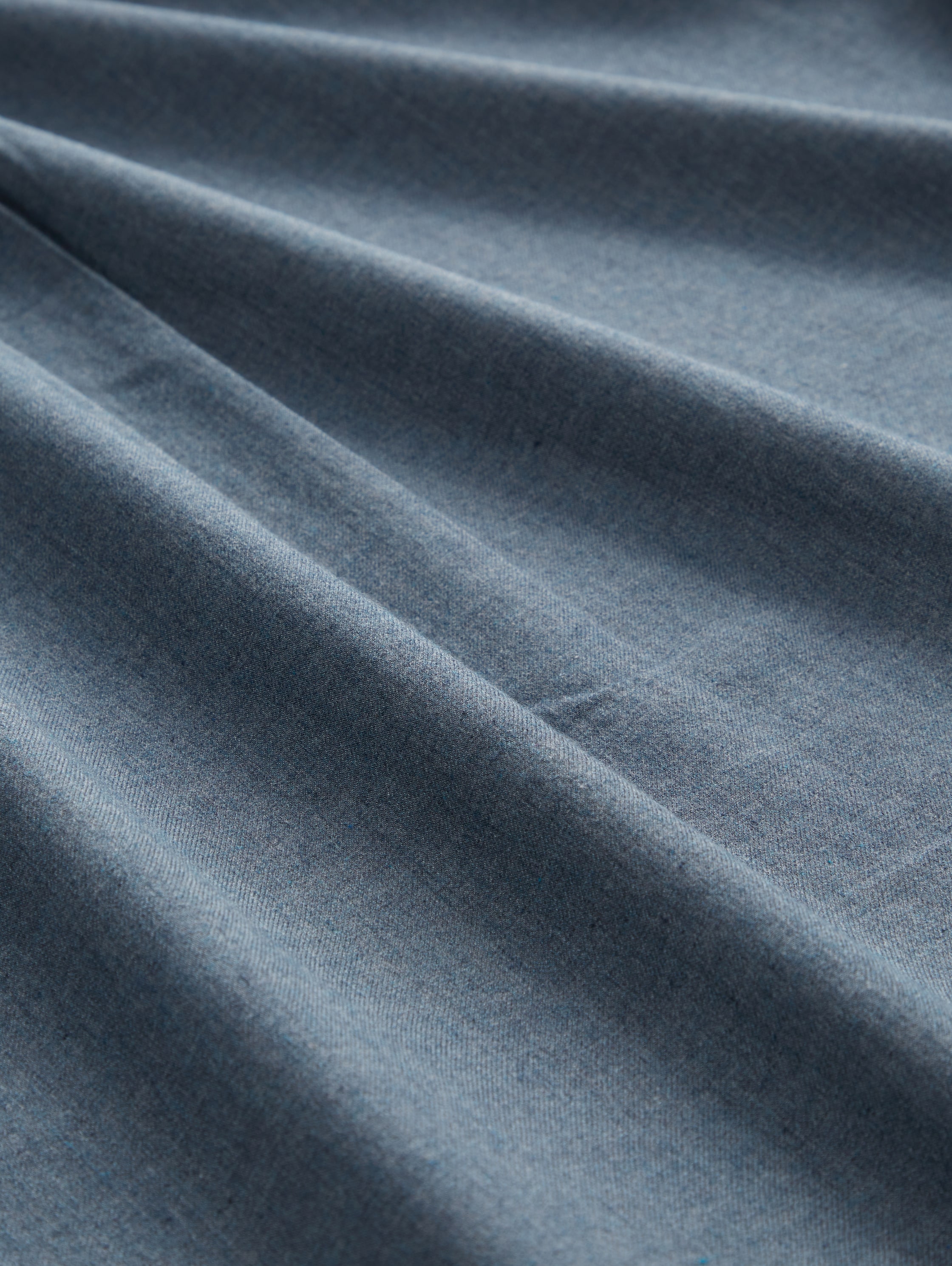 Bluse in Melange Optik - stormy sea blue melange - Material-Ansicht