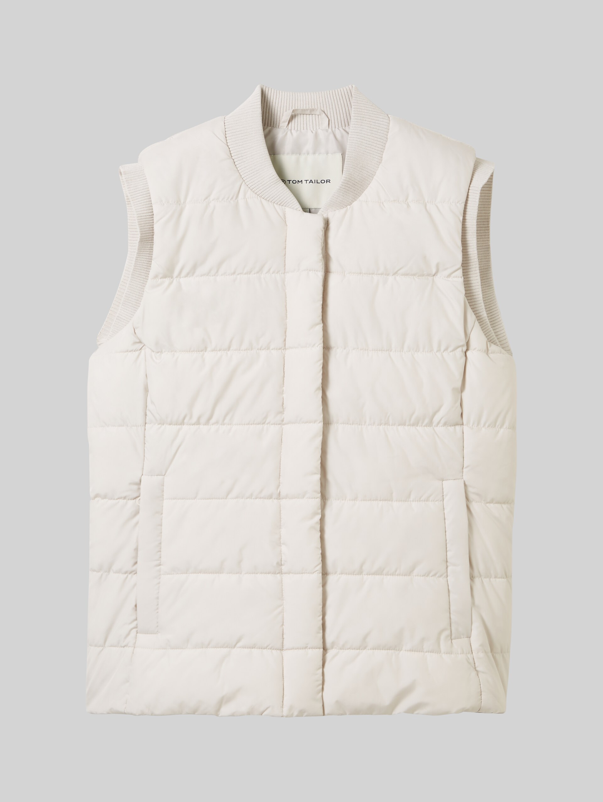 Lightweight Weste - cold beige - Vorder-Produkt-Ansicht