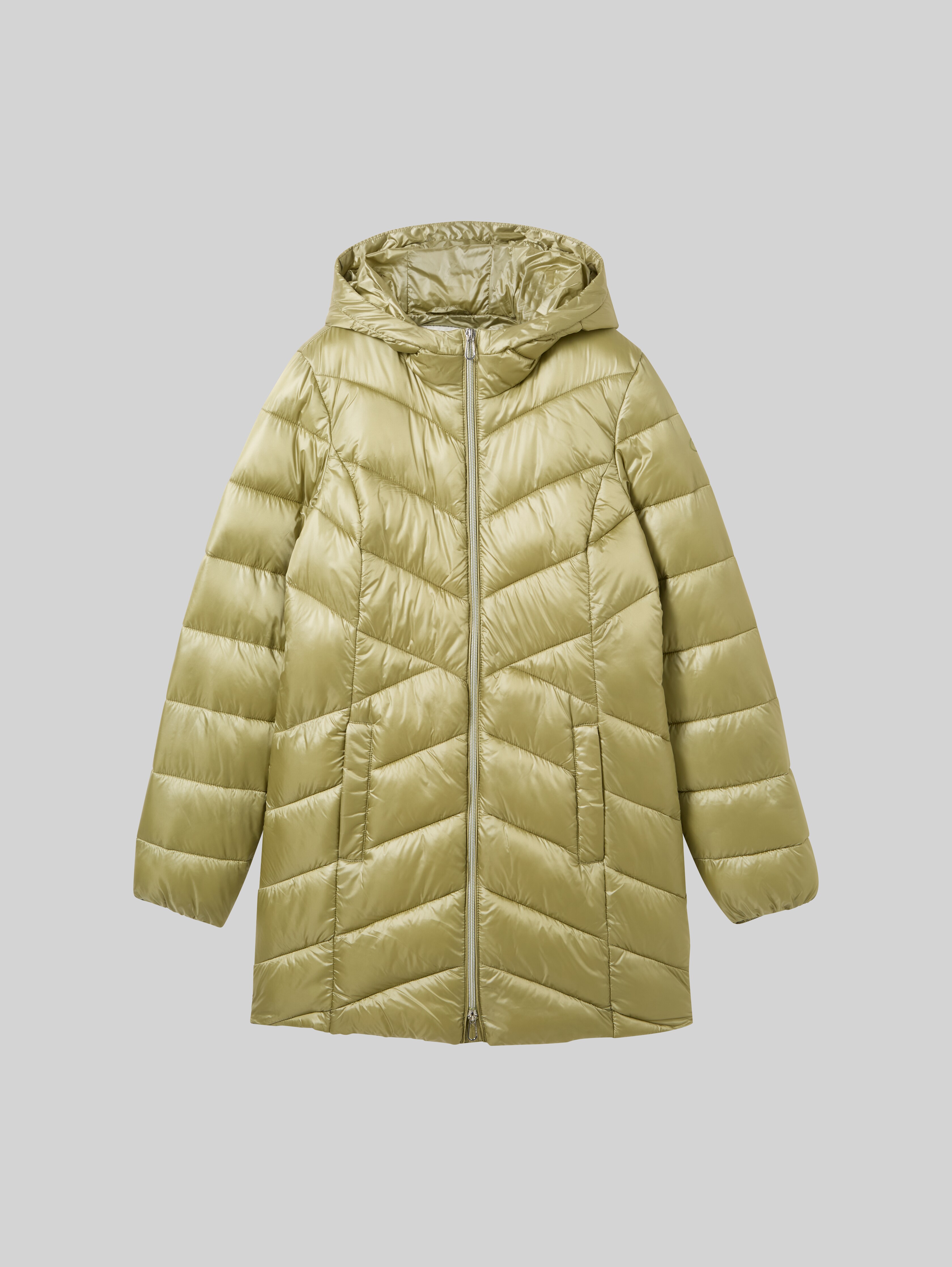 TOM TAILOR Damen Steppjacke Mit Kapuze – Leicht, Wasserabweisend, Aus Recyceltem Polyester, Regular Fit