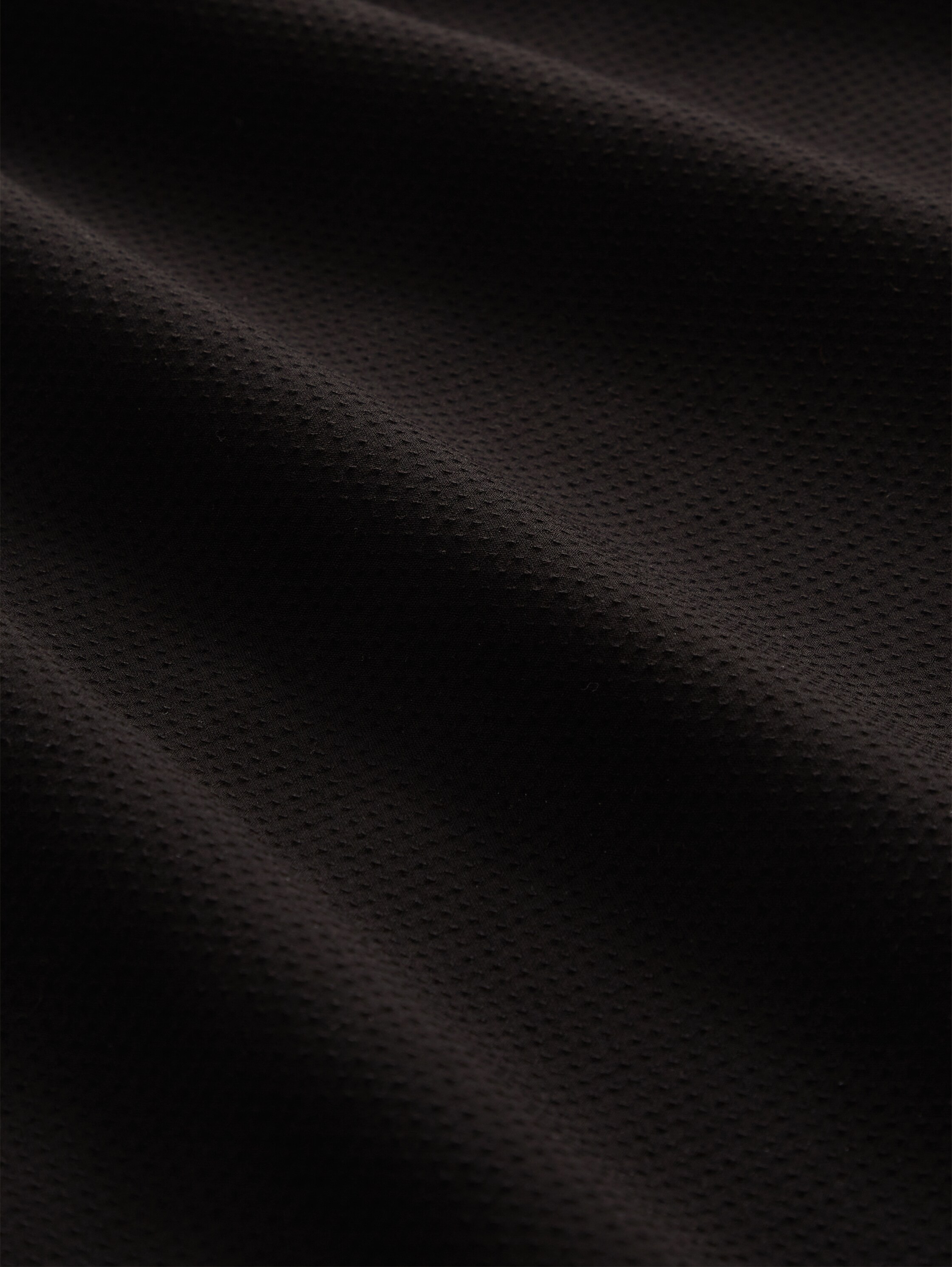 Midi-rok met structuur - deep black - Materiaalweergave