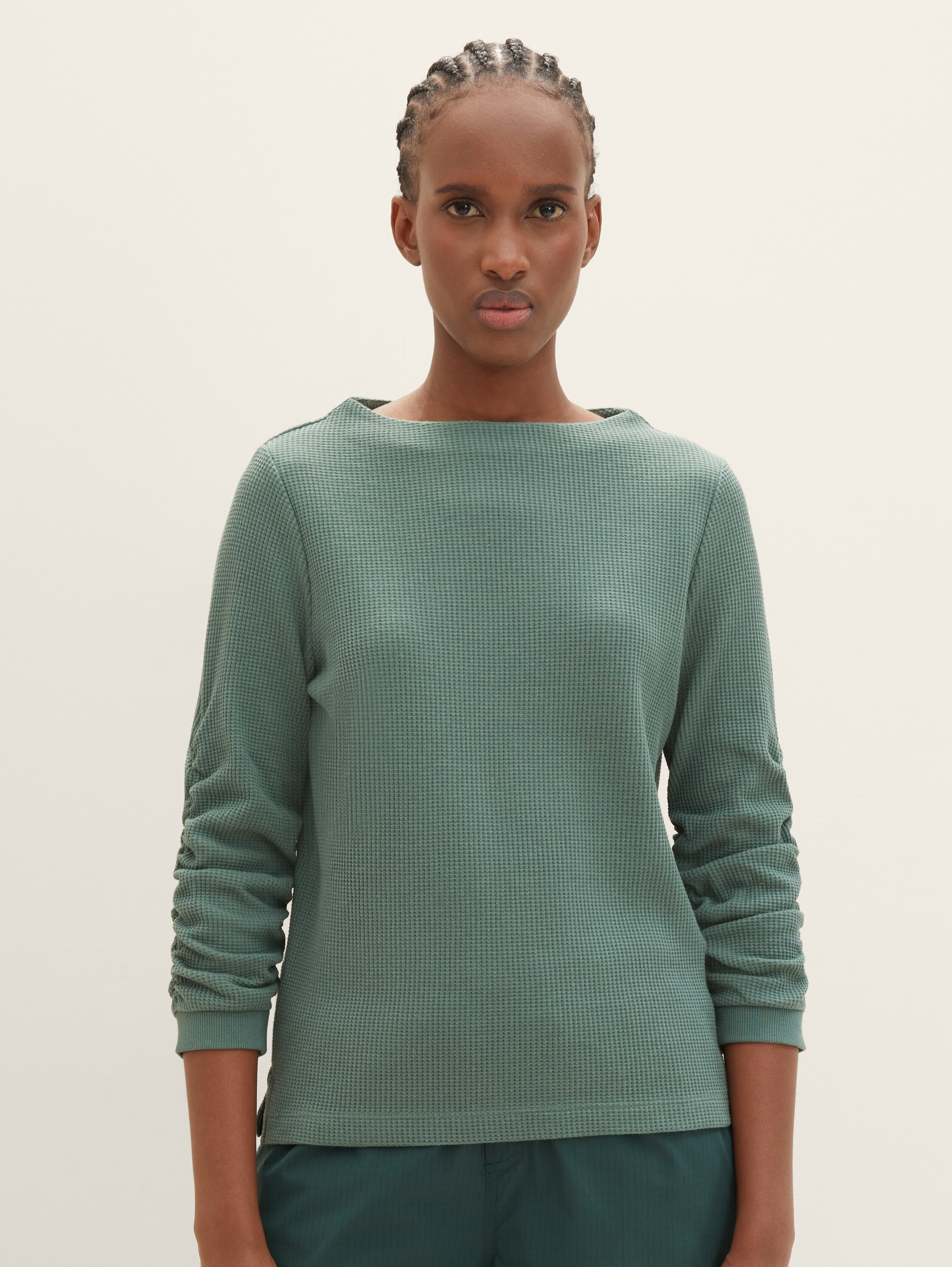 Sweatshirt mit Falten - 3