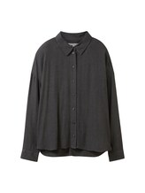 Geselecteerd, Oversized overhemd door Tom Tailor, grauw