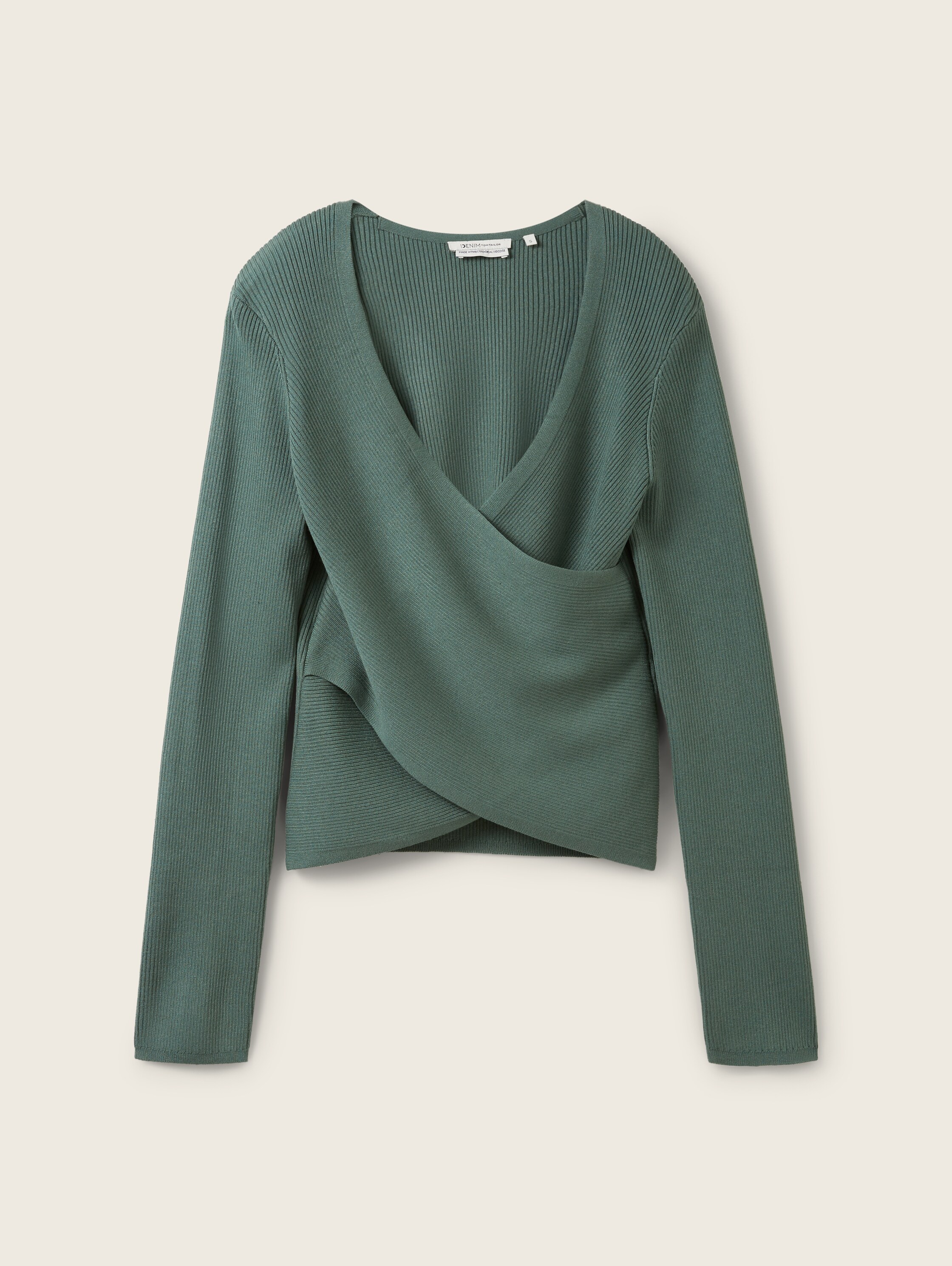 Gerippter Pullover mit LENZING™ ECOVERO™ - 5