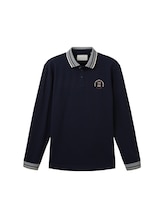 Nicht ausgewählt, Langarm Poloshirt von , blau